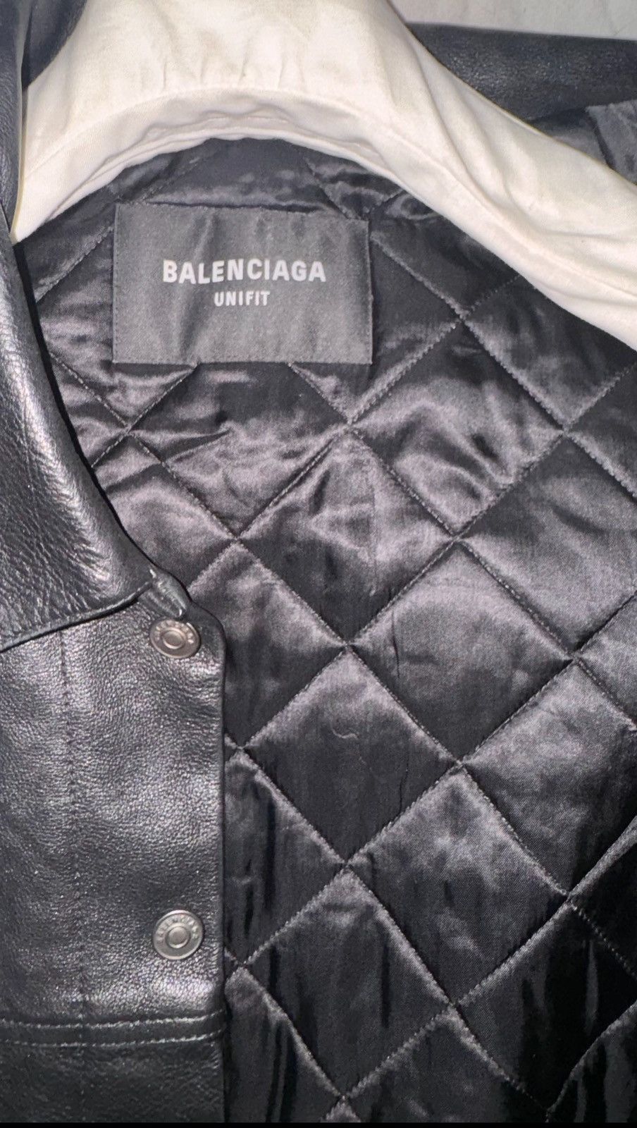 Balenciaga Balenciaga Leather Trucker Jacket Size US S / EU 44-46 / 1 - 6 Thumbnail
