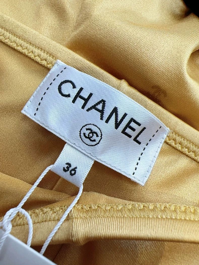 Chanel Chanel Gold CC Logo Biker Shorts Size 28" / US 6 / IT 42 - 4 Thumbnail