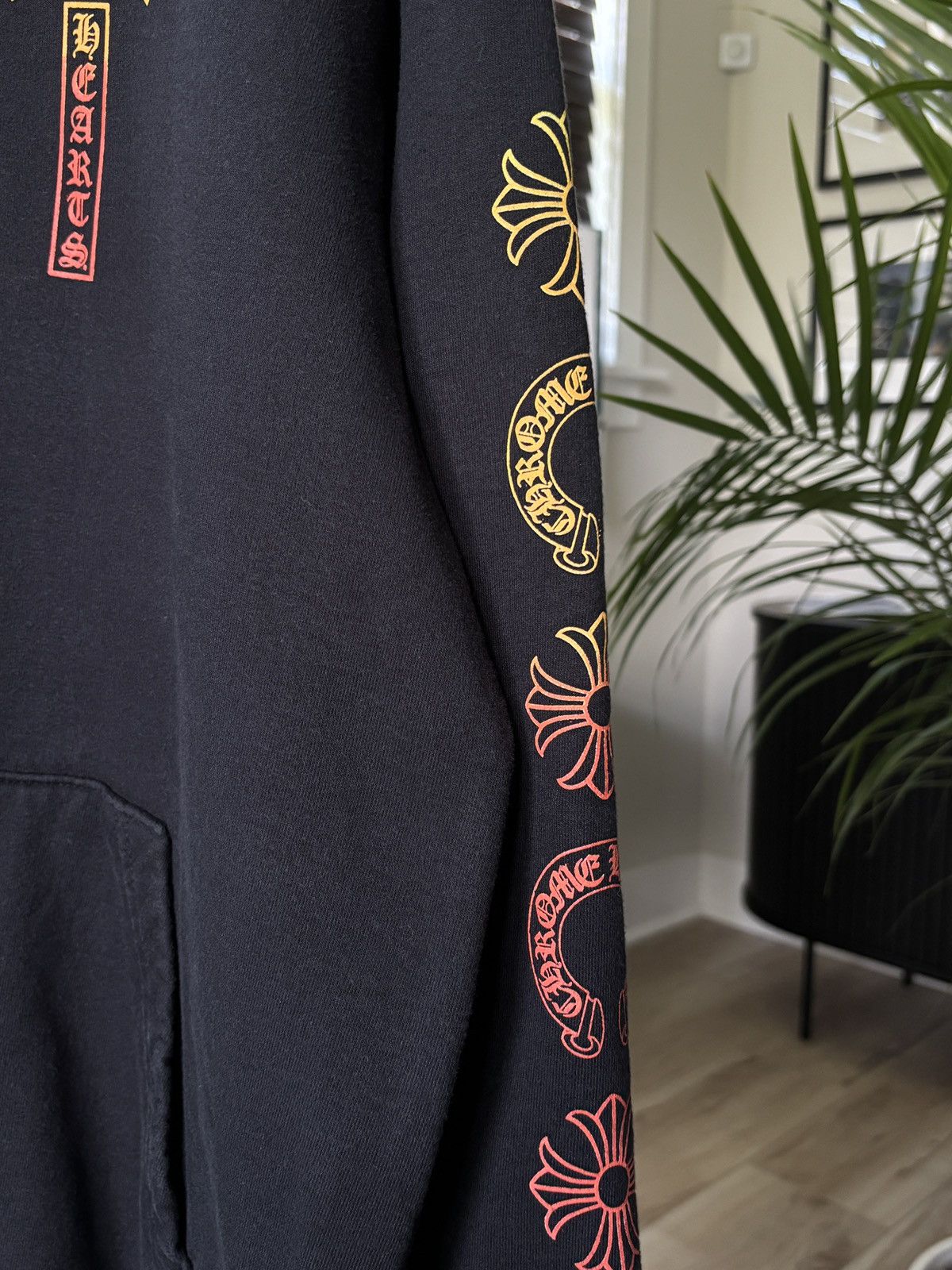 Chrome Hearts CHROME HEARTS | SUNSET T BAR LOGO HOODIE Size US M / EU 48-50 / 2 - 6 Thumbnail