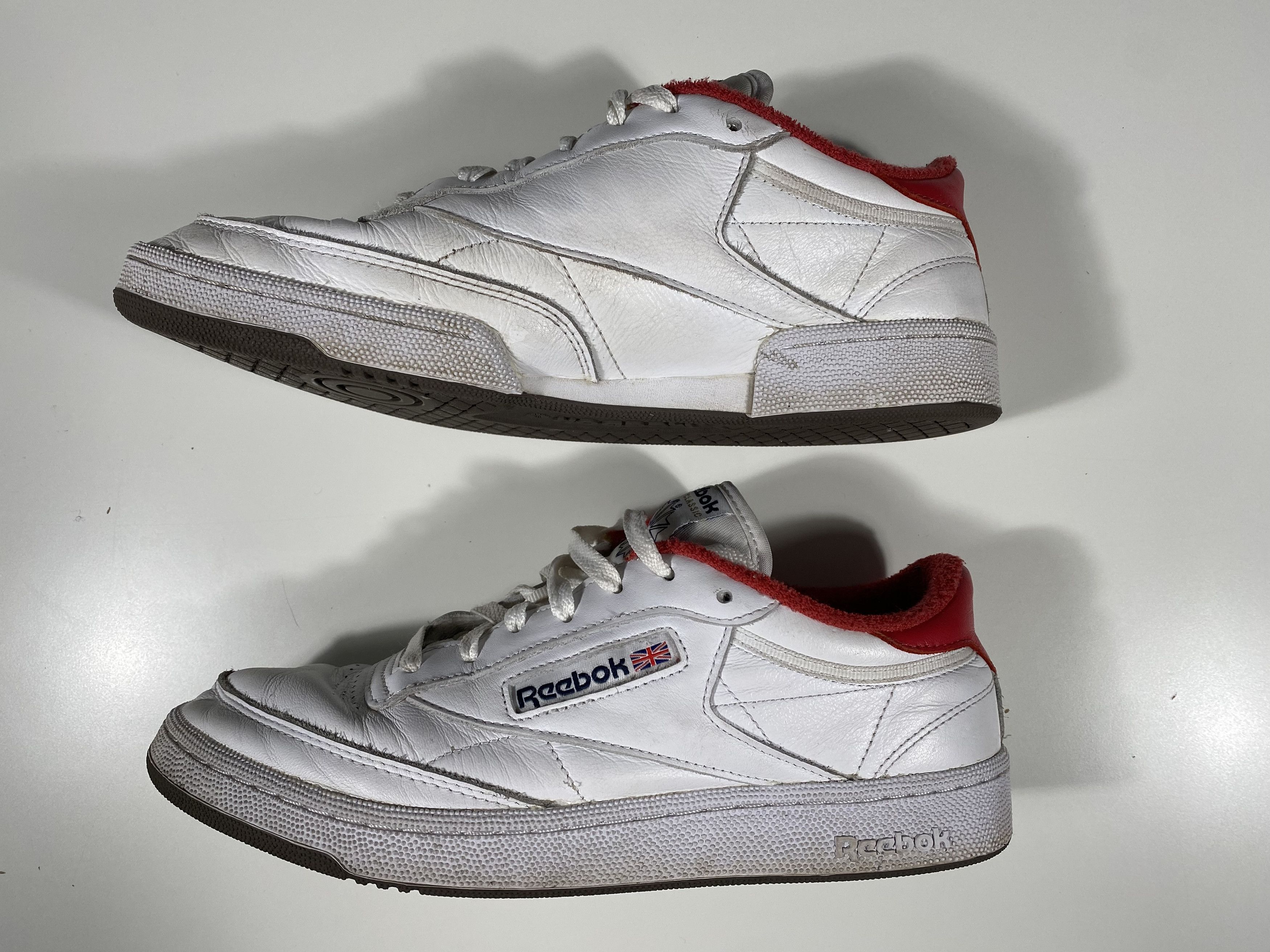 Eric Emanuel × Reebok Reebok x Eric Emanuel Club C 85 White / Red Size US 9.5 / EU 42-43 - 3 Thumbnail