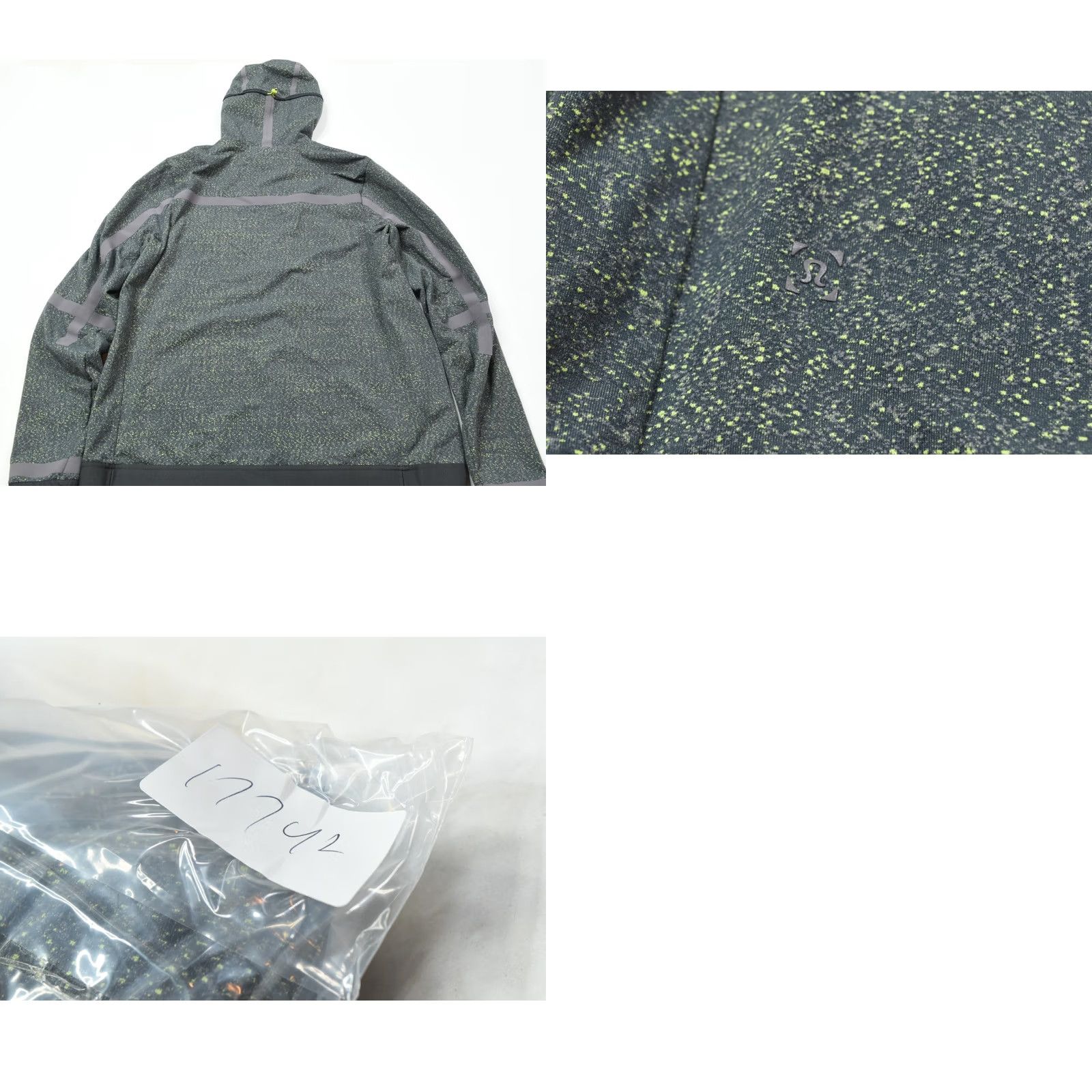 Lululemon Lululemon Take the Moment Running Jacket Gray Green Gym Mens Large Athletic Hooded Pockets Reflective 90s? Size US L / EU 52-54 / 3 - 9 Thumbnail