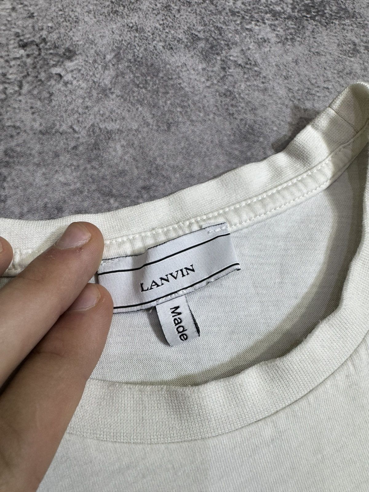 Lanvin Lanvin Big Logo Tee Size US M / EU 48-50 / 2 - 4 Thumbnail