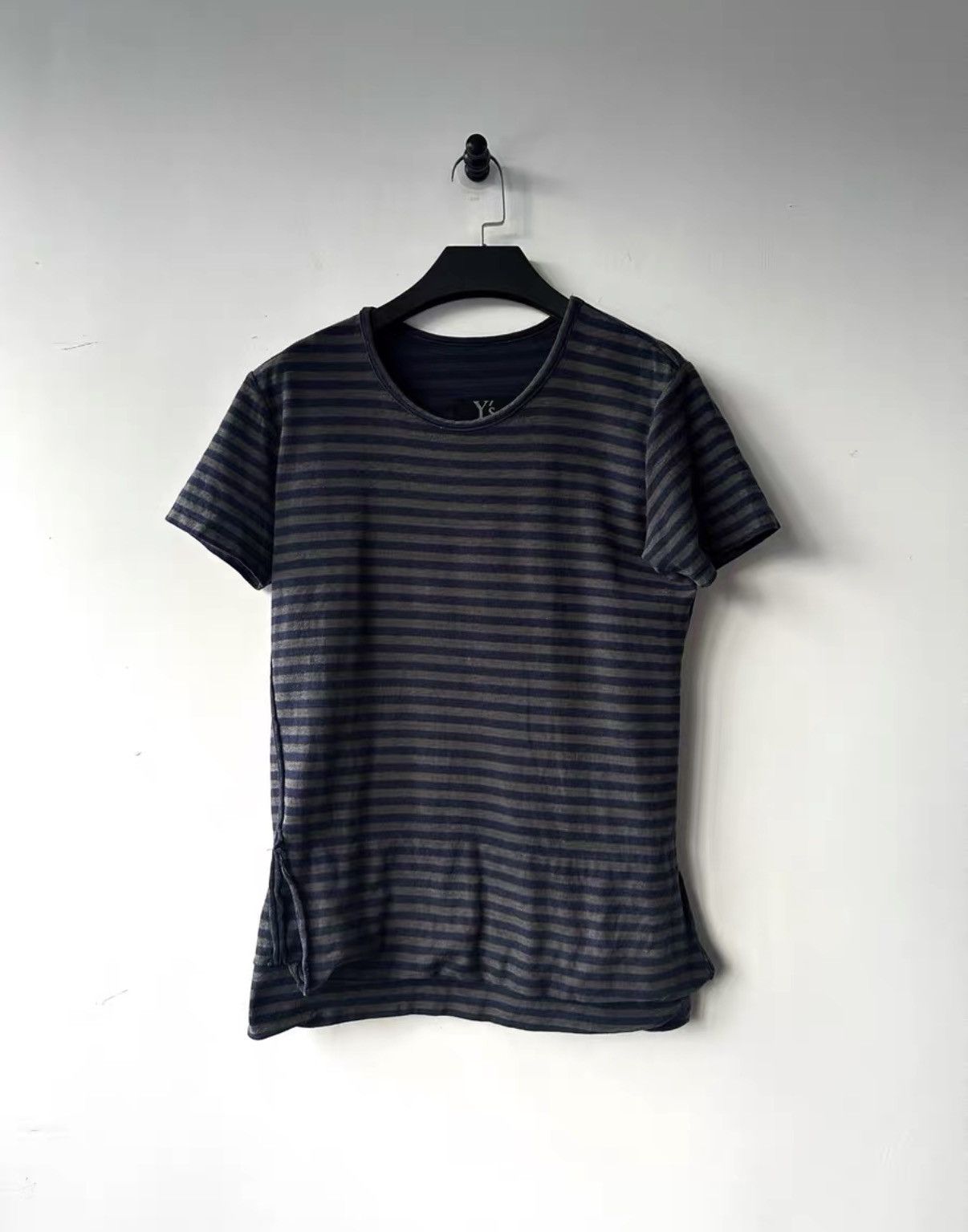 Yohji Yamamoto Yohji Yamamoto Y's striped short sleeve base layer K7 Size US L / EU 52-54 / 3 - 1 Thumbnail