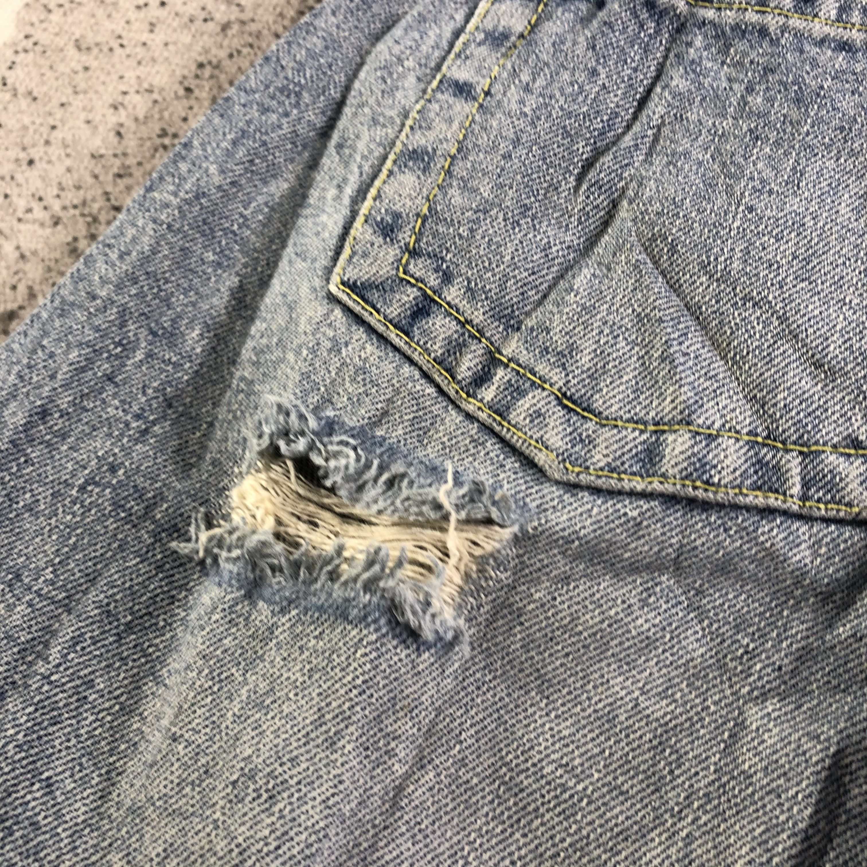 Japanese Brand Japanese Co&Lu Jeans Ripped Denim KJ3112 Size US 30 / EU 46 - 8 Thumbnail