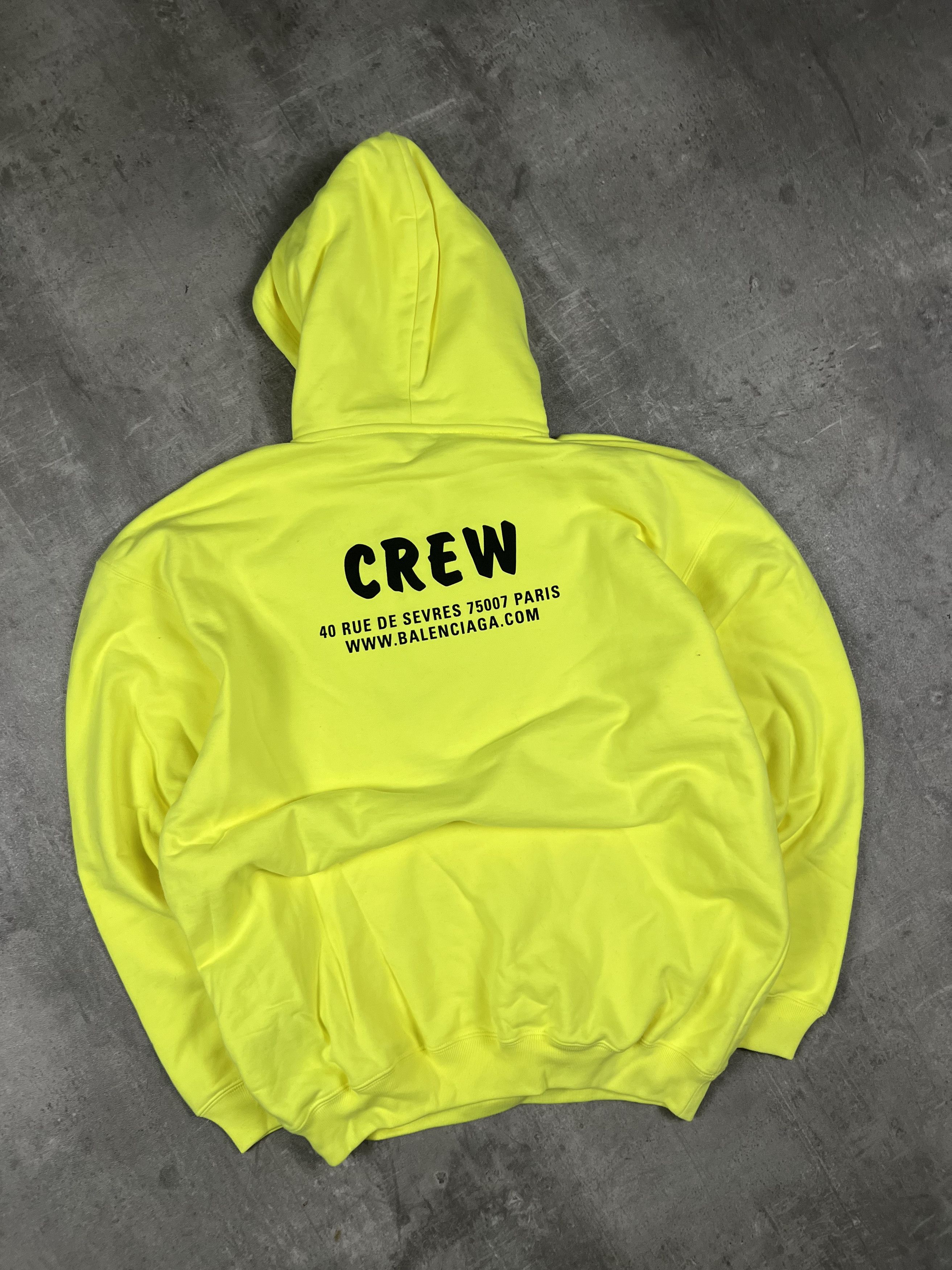 Balenciaga balenciaga crew big logo hoodie size S fakt L legit luxury Size US S / EU 44-46 / 1 - 3 Thumbnail
