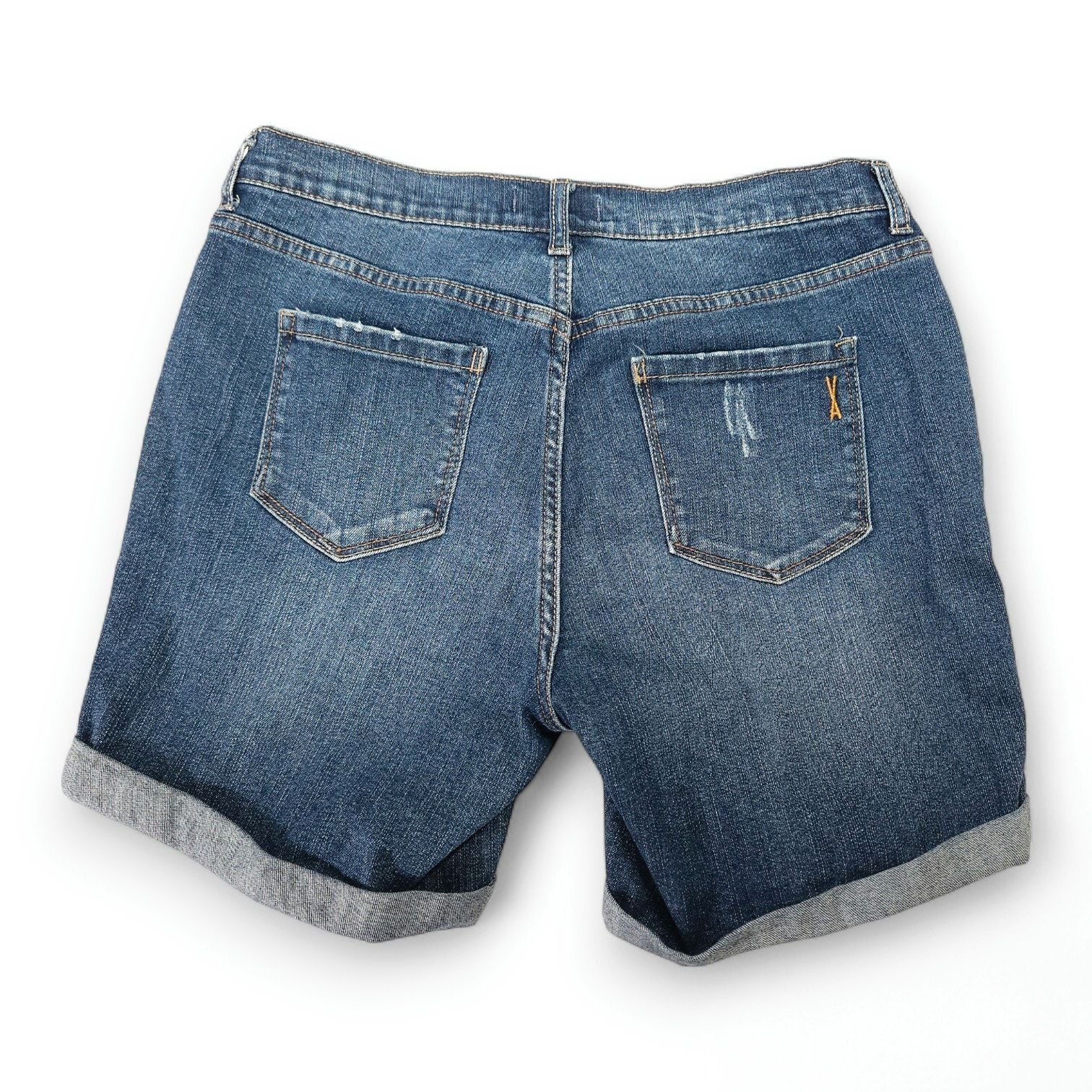 Other Vintage America Blues Embroidered Bestie Denim Shorts Sz 4 Size 32" / US 10 / IT 46 - 2 Thumbnail