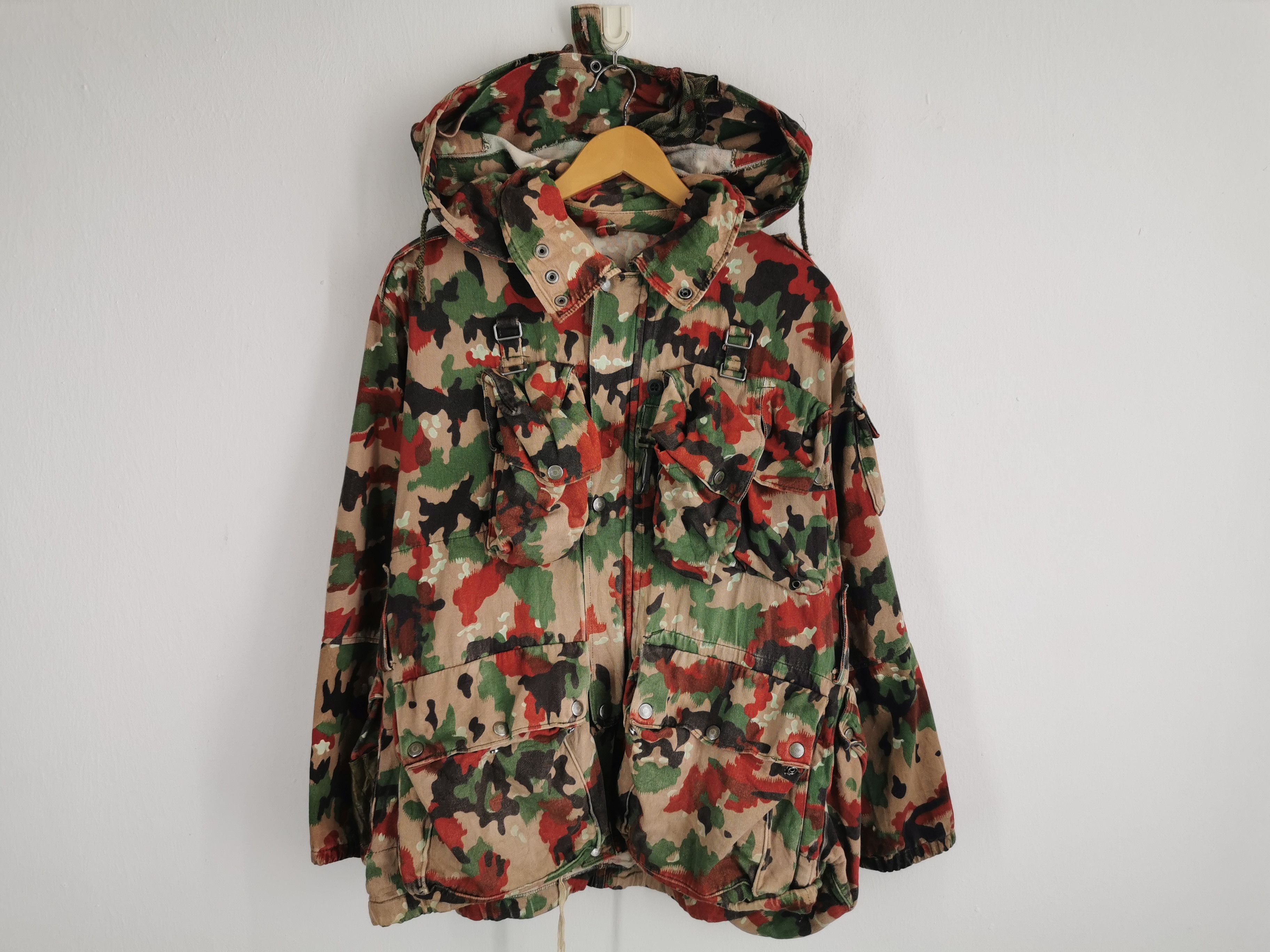 Vintage Vintage 70s Swiss M70 TAZ 83 Alpenflage Camo Jacket Size US M / EU 48-50 / 2 - 2 Thumbnail