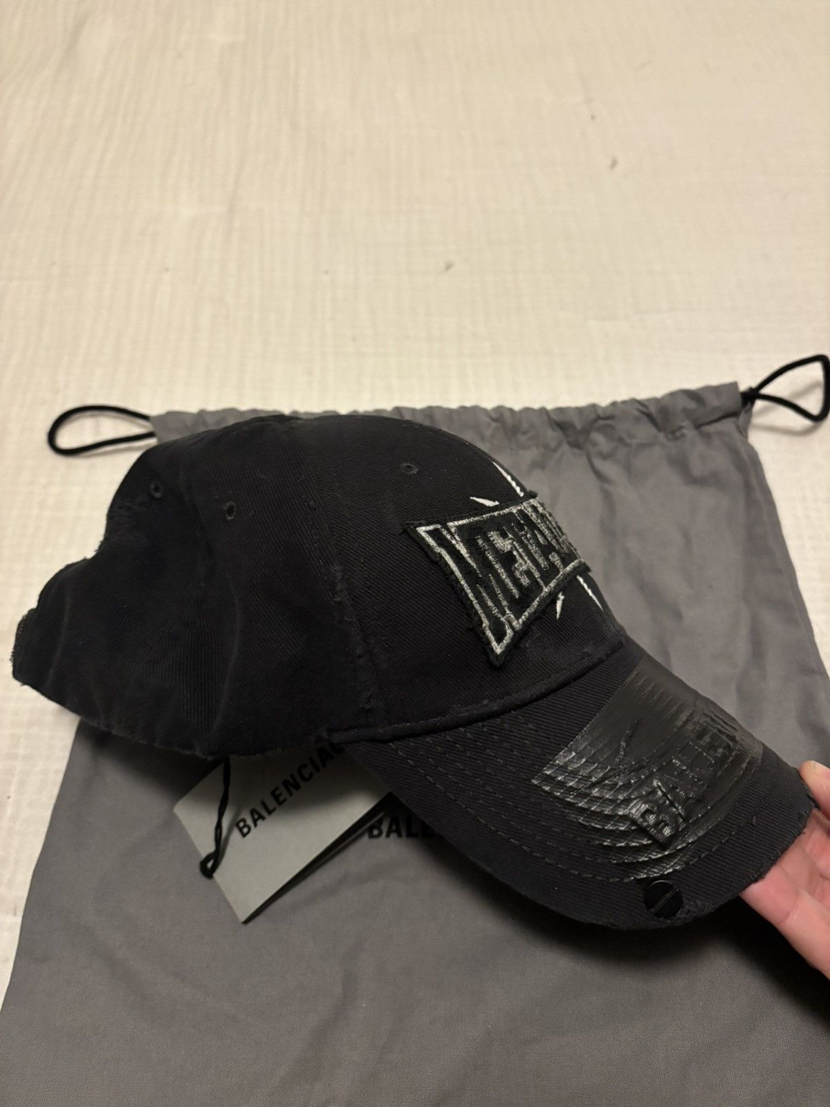 Balenciaga BALENCIAGA METALHEAD CAP Size ONE SIZE - 4 Thumbnail