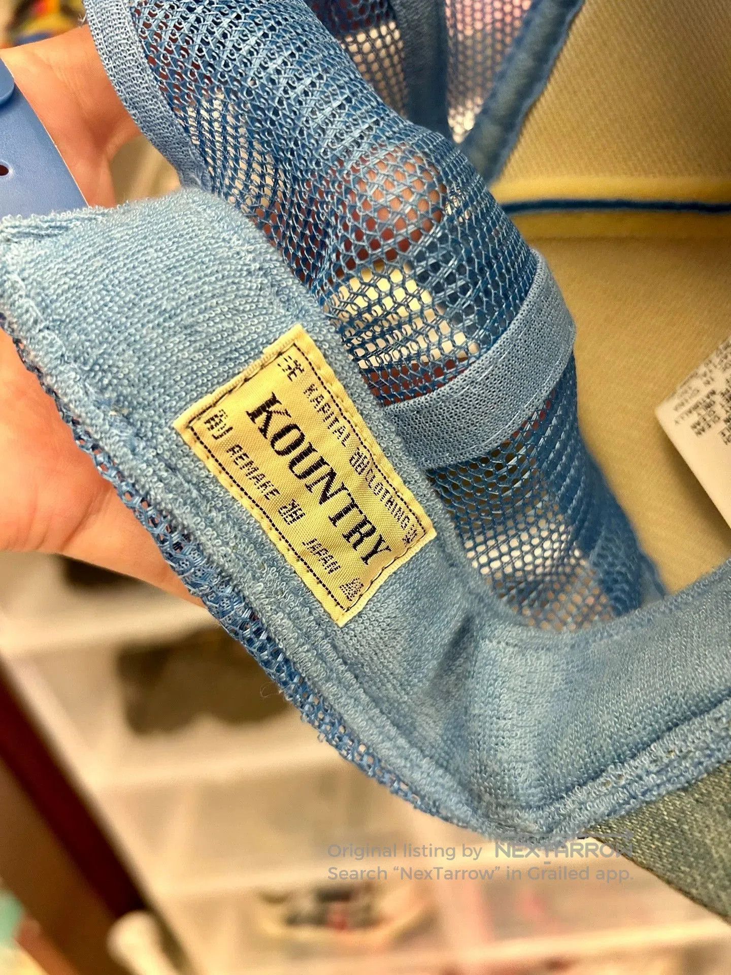 Kapital Kapital Kountry Denim Spliced Trucker Hat . Size ONE SIZE - 2 Thumbnail