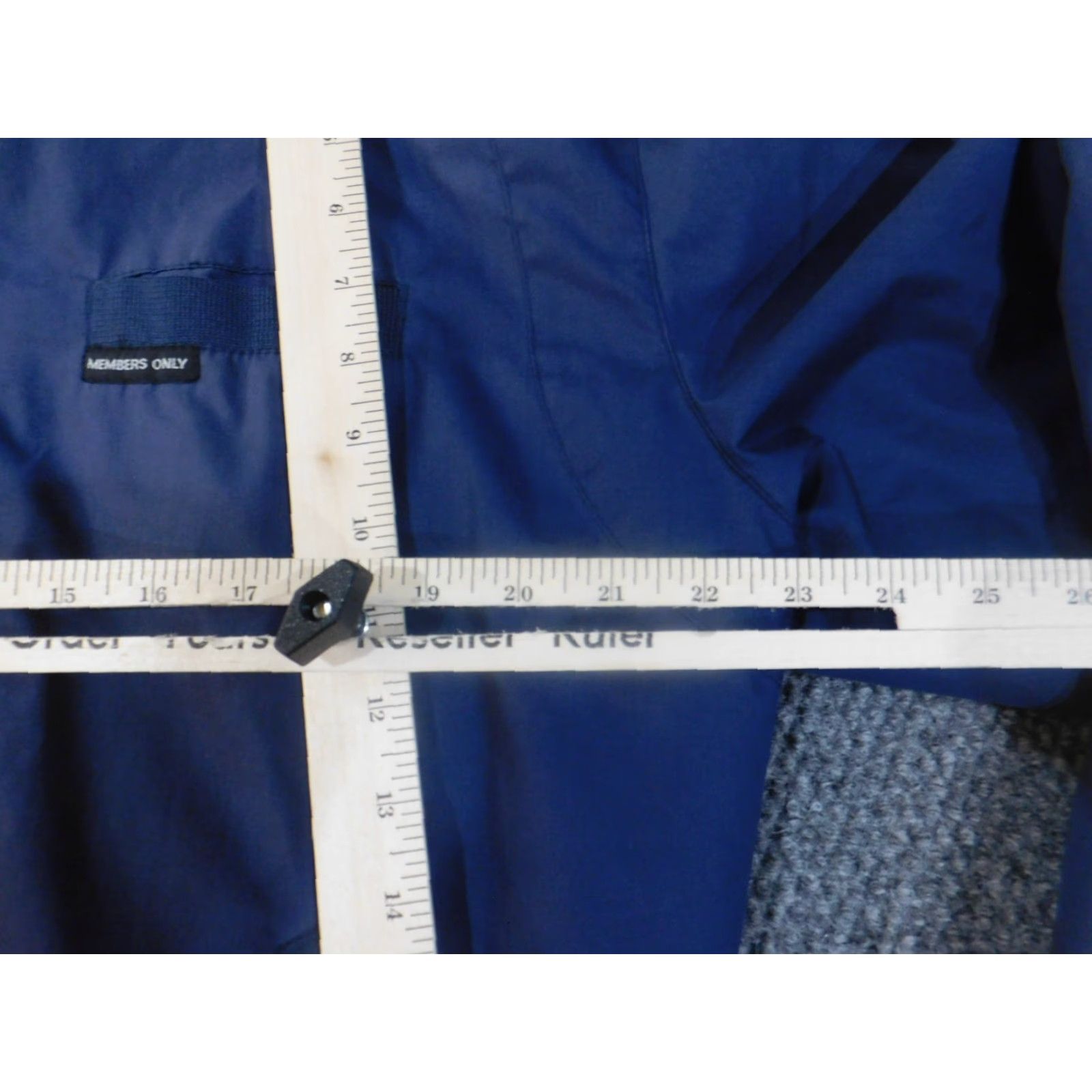 Members Only Members Only Jacket Mens M blue bomber zip polyester retro lined Size US M / EU 48-50 / 2 - 5 Thumbnail