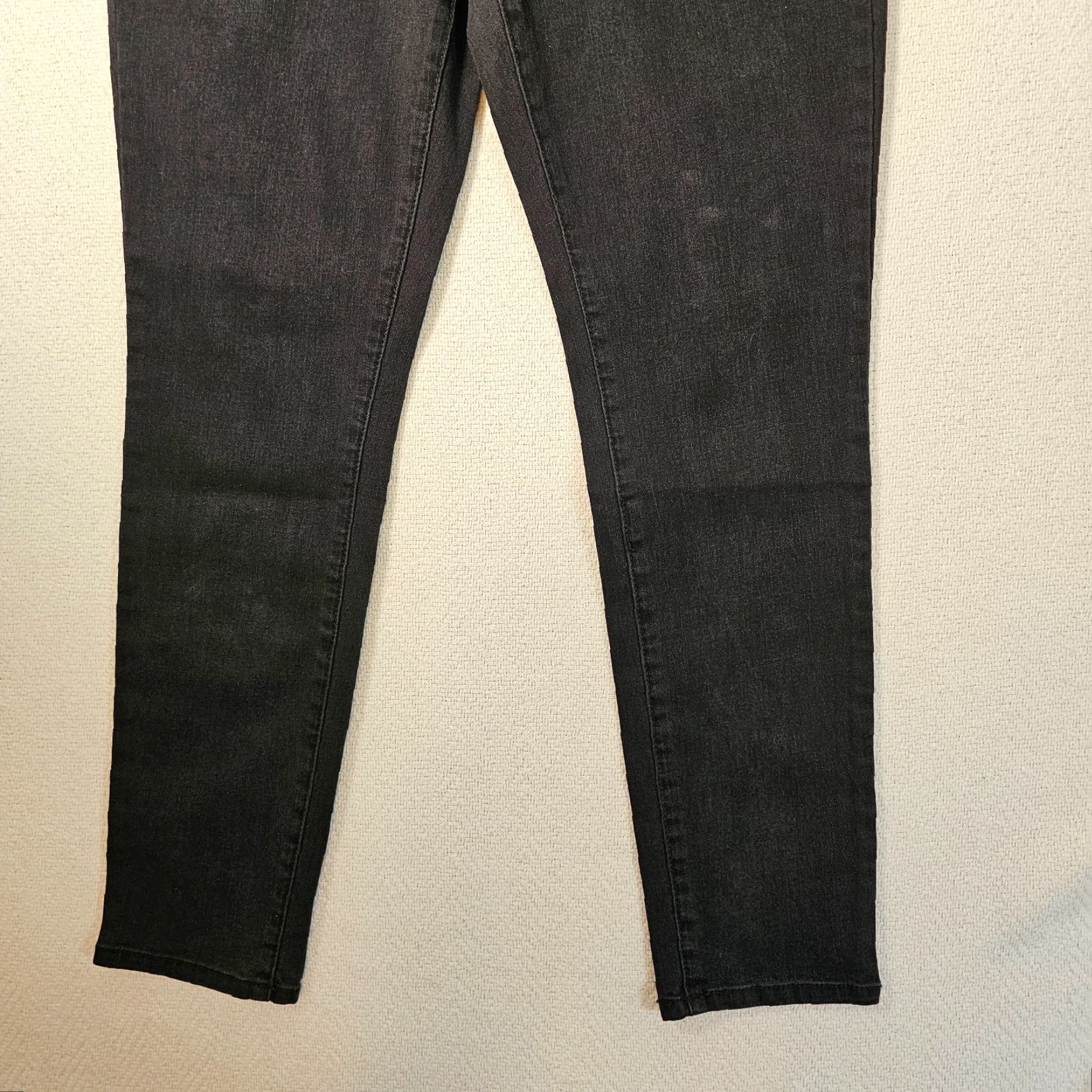 Vintage Seven7 Jeans Women's High Rise Skinny 5 Pockets Black Size 8 Size 30" / US 8 / IT 44 - 2 Thumbnail