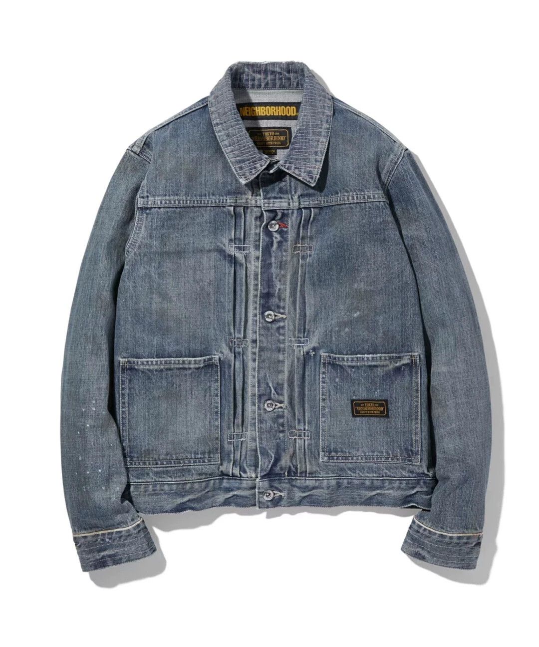 Neighborhood NEIGHBORHOOD Stockman 18SS Savage Denim Jkt S (Spl/D/Oil) Size US S / EU 44-46 / 1 - 1 Thumbnail