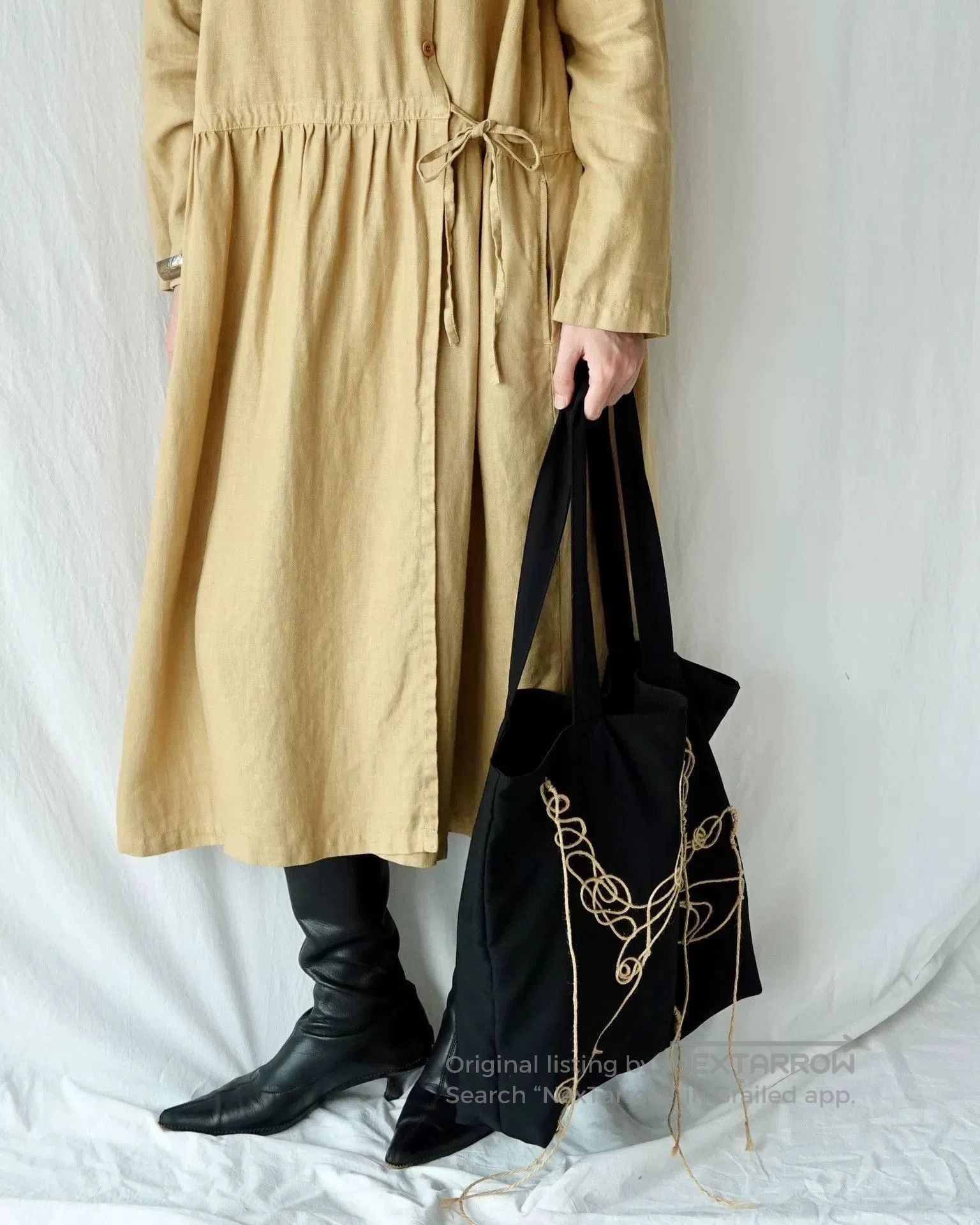 Yohji Yamamoto Y's Yohji Yamamoto Wool Tote Bag. Size ONE SIZE - 2 Thumbnail
