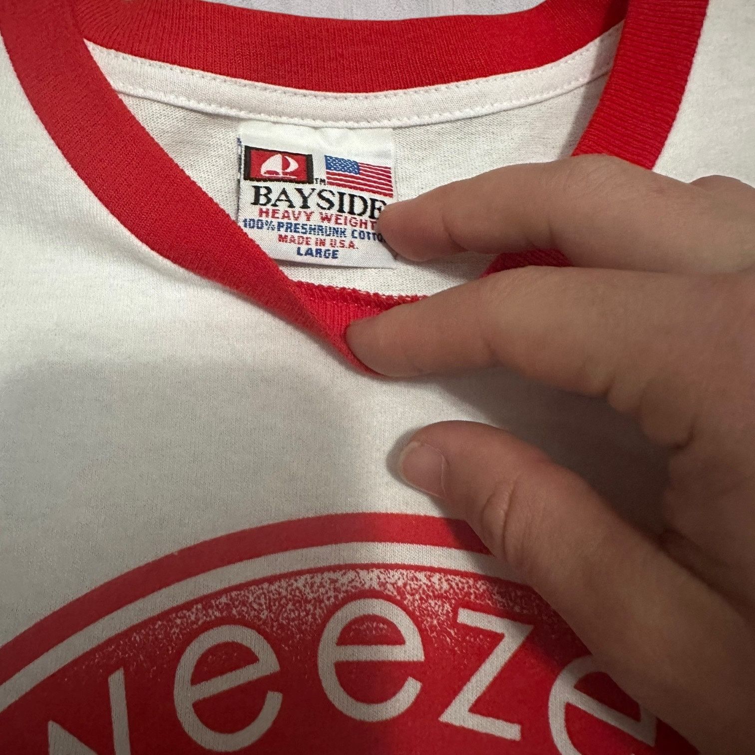 Other Weezer ringer white and red vintage band tee Size US L / EU 52-54 / 3 - 3 Thumbnail