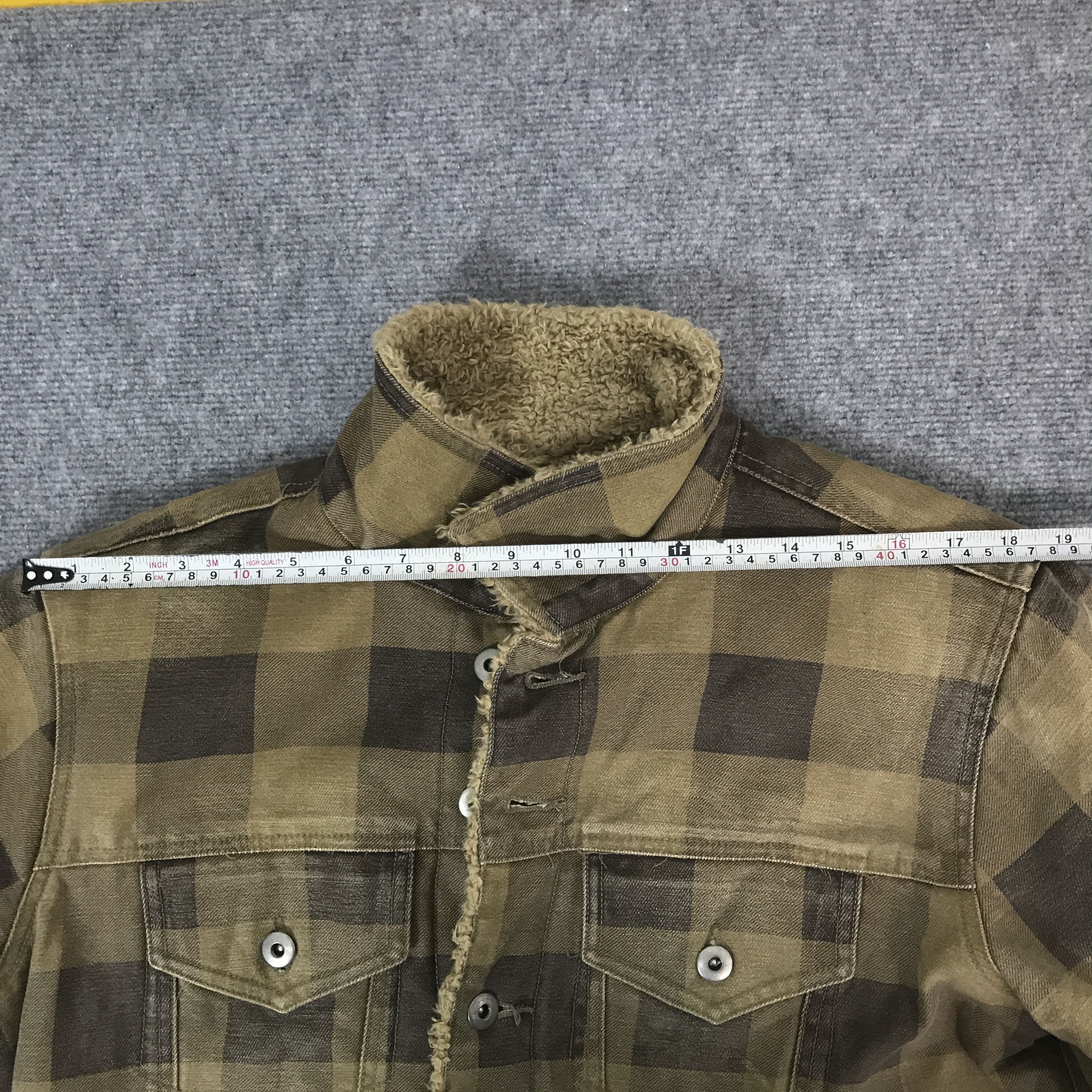 Japanese Brand vintage sky walk ranch Tartan design Button jacket K61B7 Size US M / EU 48-50 / 2 - 5 Thumbnail