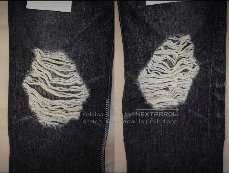 Number (N)ine Number (N)ine 04AW Peace Patch Jeans. Size US 27 - 3 Thumbnail