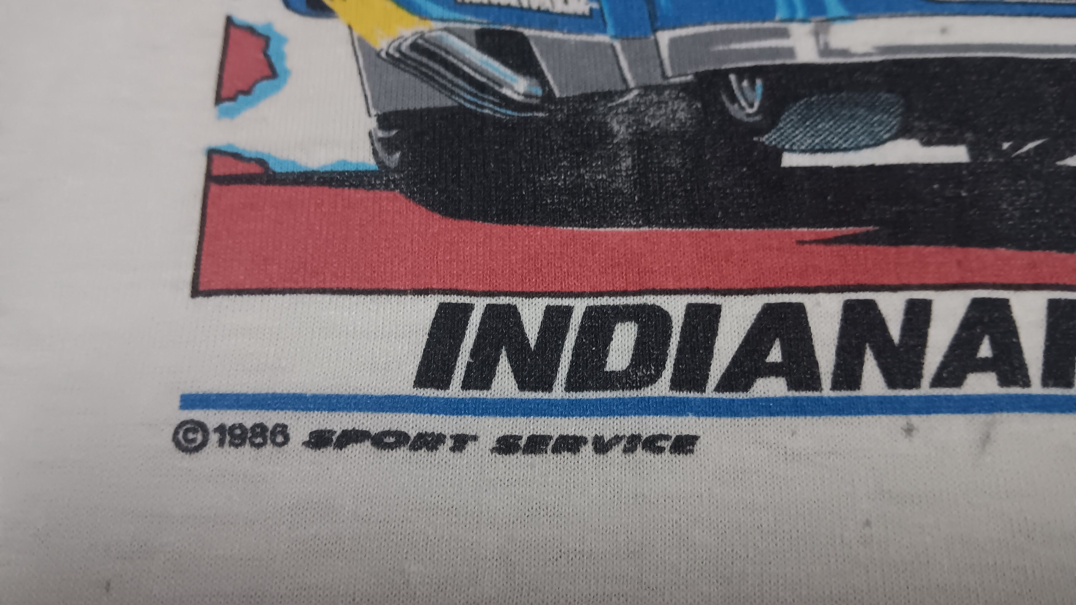 Other Vintage | ©️1986 US Nationals Drag Racing Size US XL / EU 56 / 4 - 4 Thumbnail