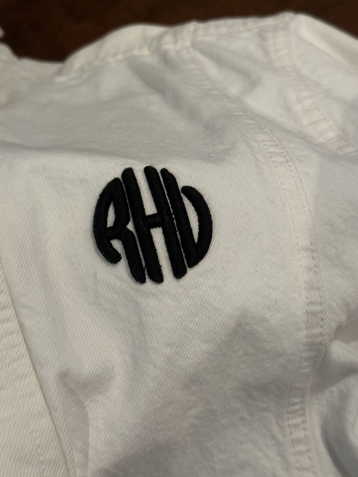 Other Zara x Rhuigi Men Monogram Logo Designer Rhude Denim Jacket Size US M / EU 48-50 / 2 - 3 Thumbnail