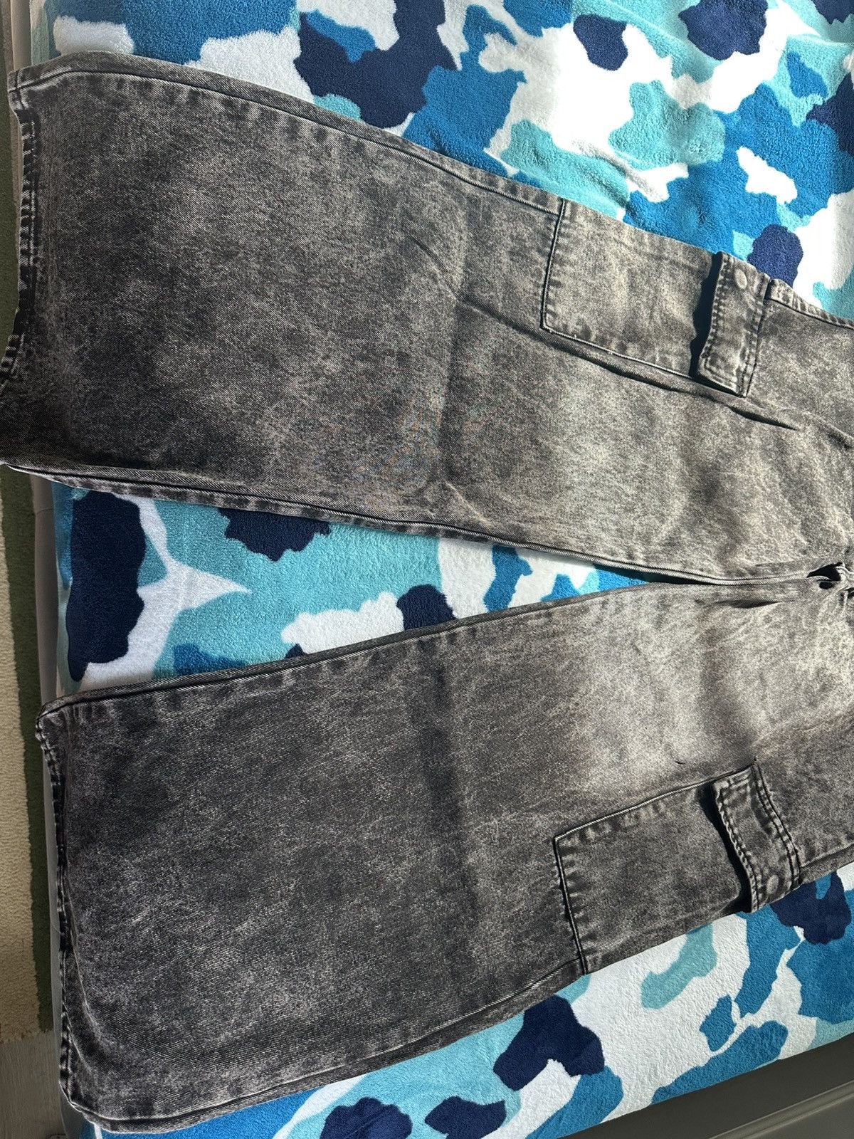 MNML Black Denim Baggy Jeans Size US 32 / EU 48 - 5 Thumbnail