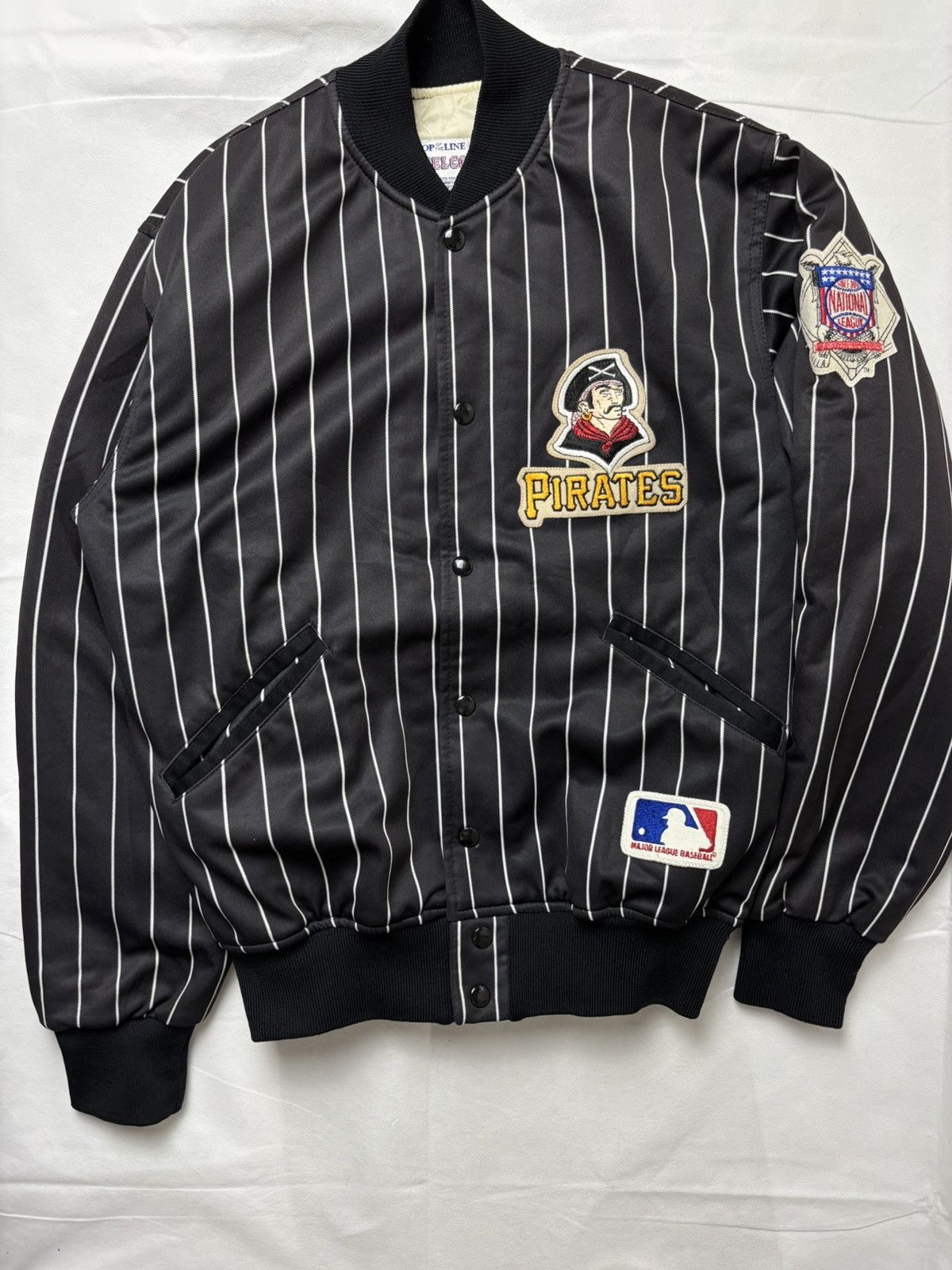 MLB Vintage Pittsburgh Pirates Felco Jacket 1980s Pin Stripes