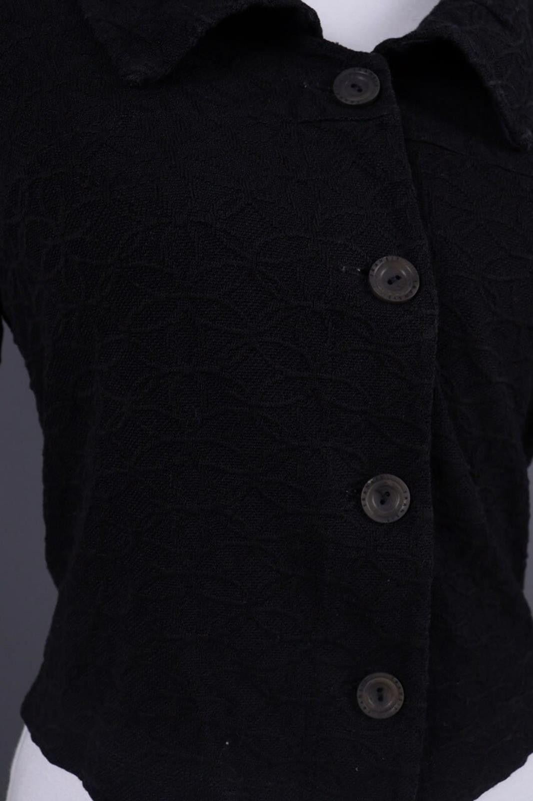 Transit Transit Par Such 392 Black Floral Blouse Shirt Sz 3 / L Size L / US 10 / IT 46 - 6 Thumbnail