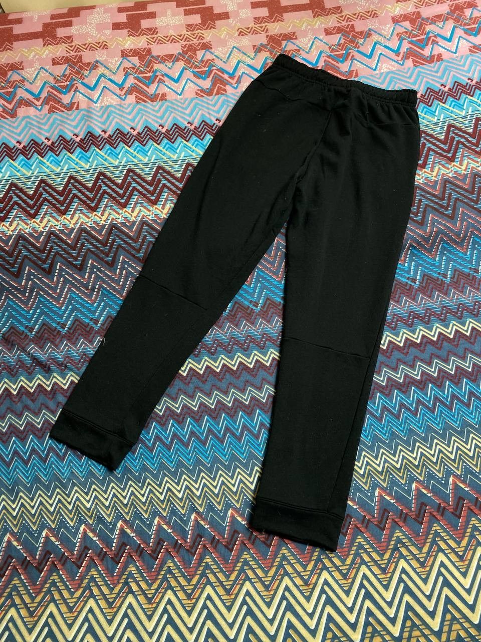 Nike Vintage 2000s Nike Embroidered Swoosh Track Pants Black Rare Size US 34 / EU 50 - 6 Thumbnail