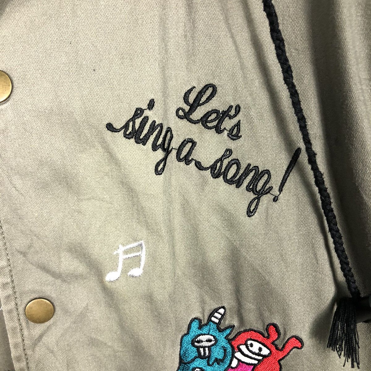 Japanese Brand × Vintage 📌Vintage Bomber Jacket Hoodie Scolar Big Logo Size US M / EU 48-50 / 2 - 18 Thumbnail