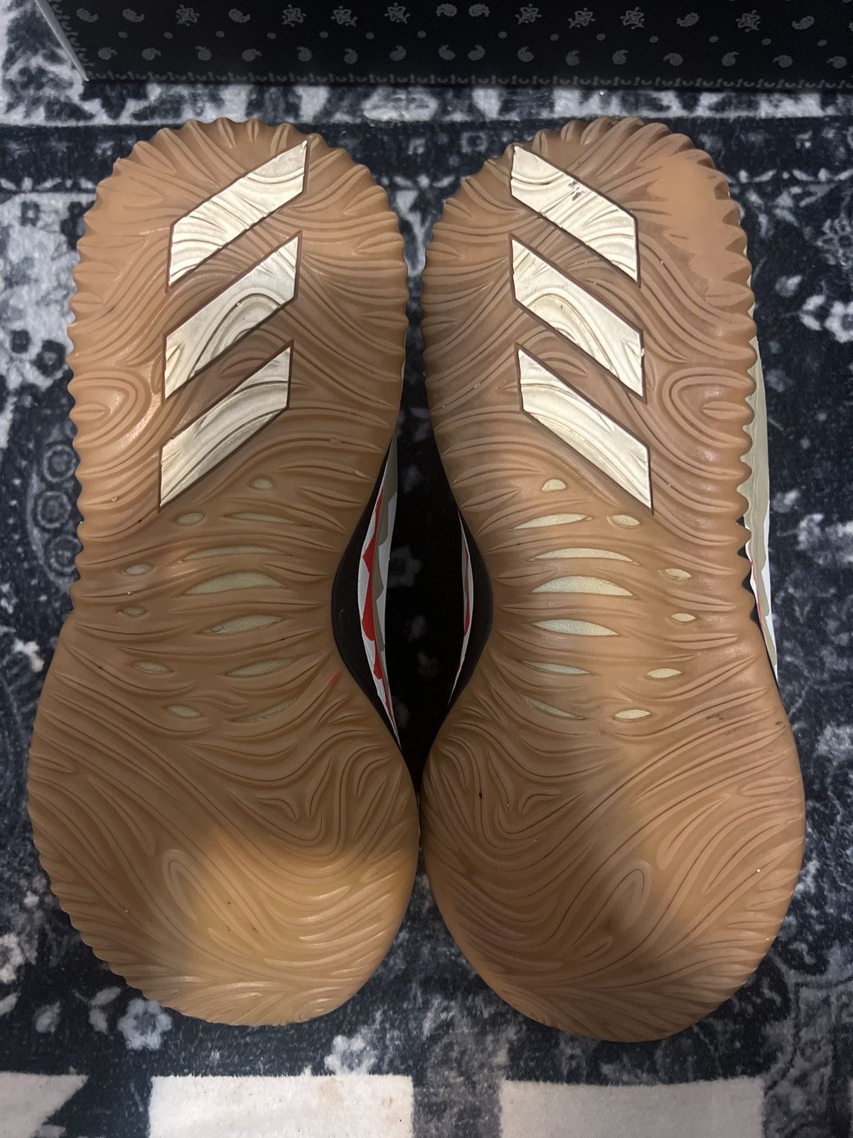 Adidas × Bape BAPE X DAME 4 "GREEN CAMO" Size US 9 / EU 42 - 3 Thumbnail
