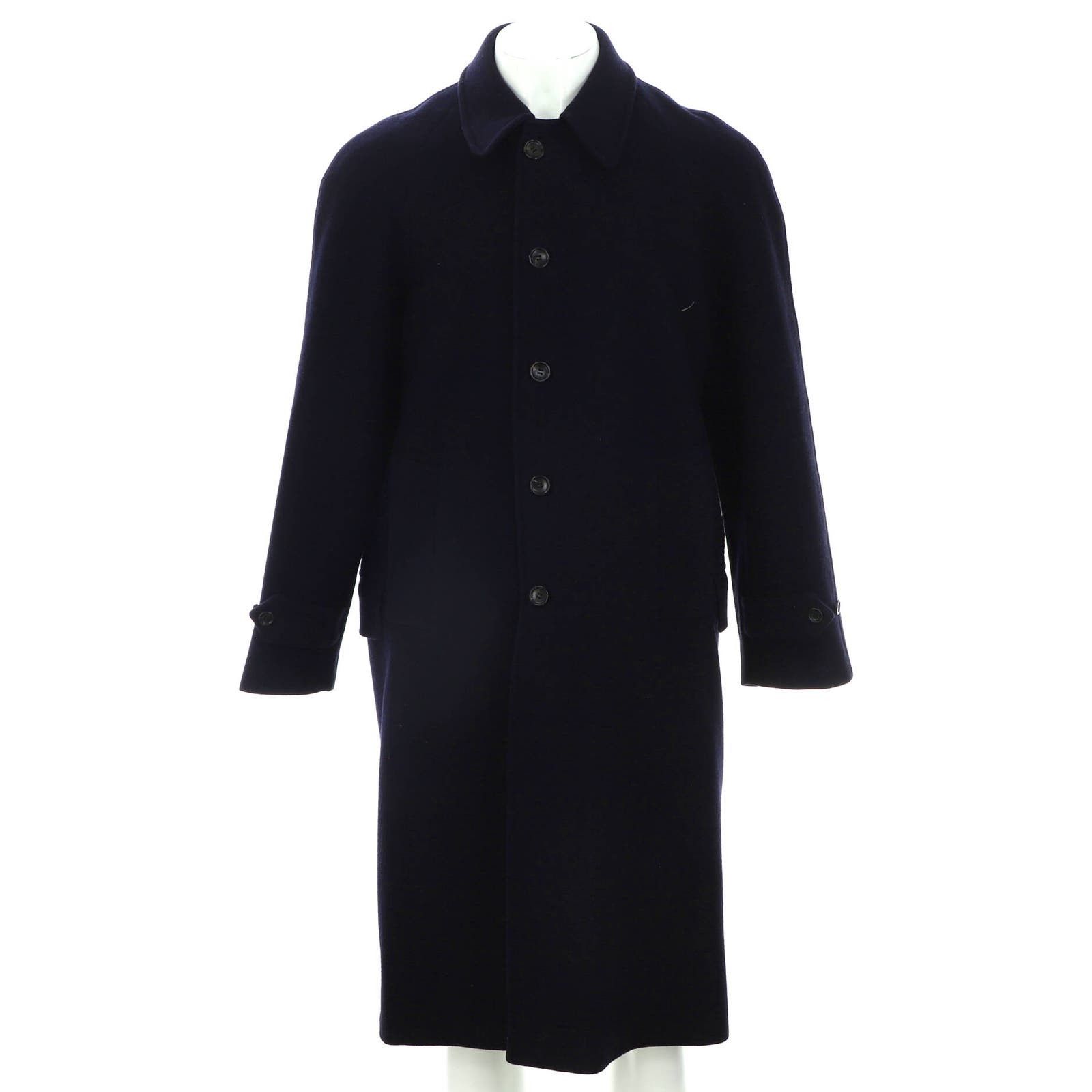 image of Gucci Men's Loden Coat Wool None in Blue (Size 2XL)