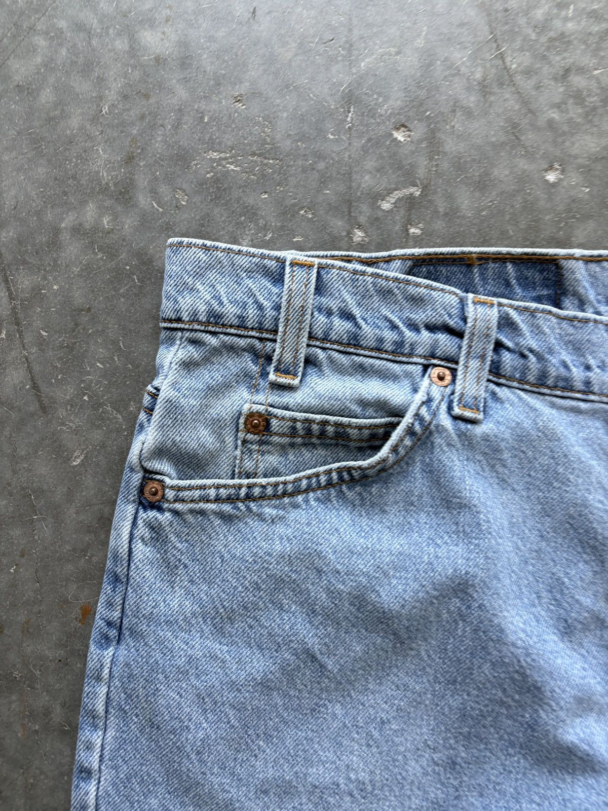 Levi's Vintage 90s Levis 505 Orange Tab Denim Jean Shorts Size US 36 / EU 52 - 2 Thumbnail