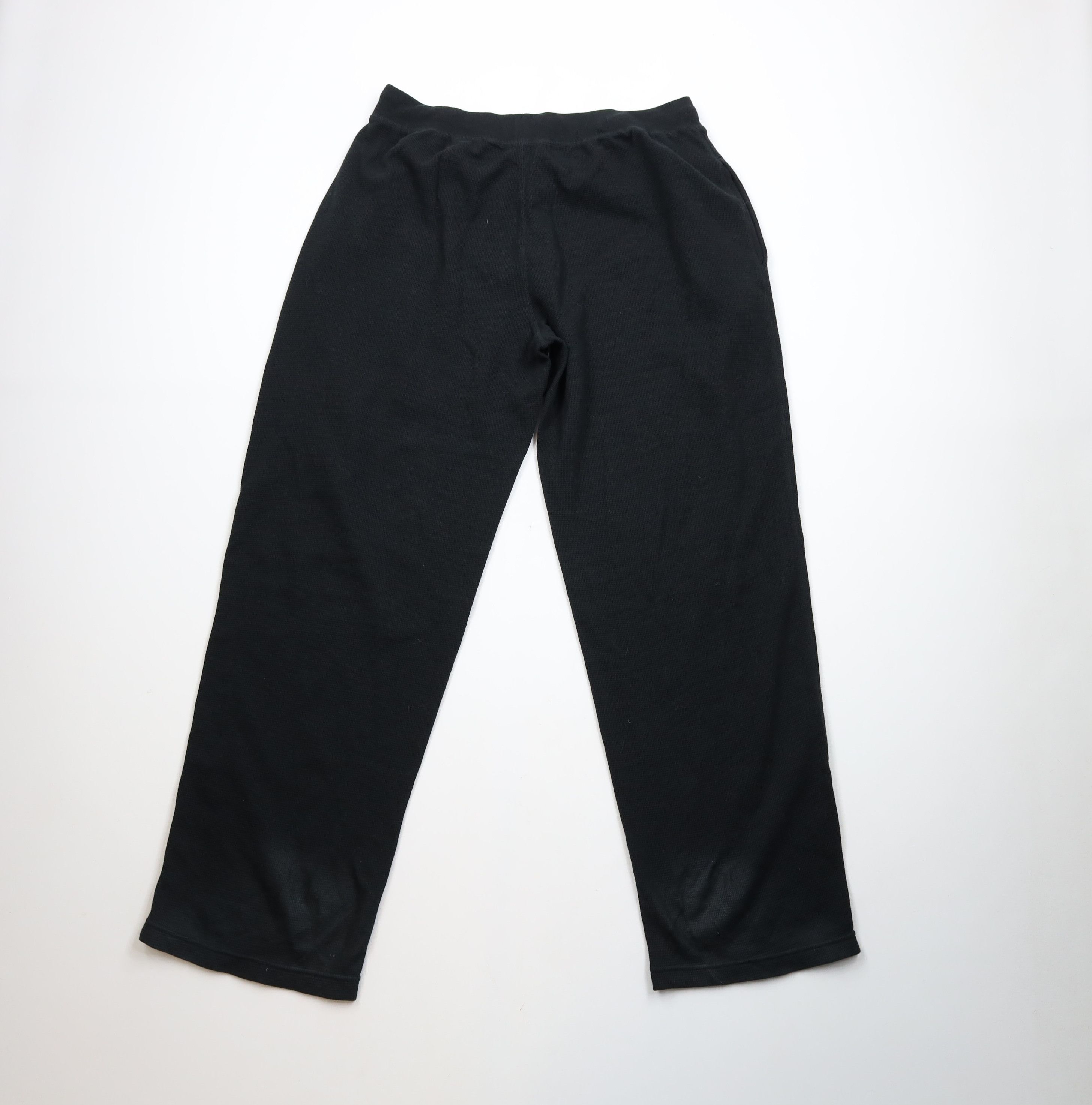 Ralph Lauren × Vintage Vintage Ralph Lauren Waffle Knit Wide Leg Pants Black Size US 36 / EU 52 - 10 Thumbnail