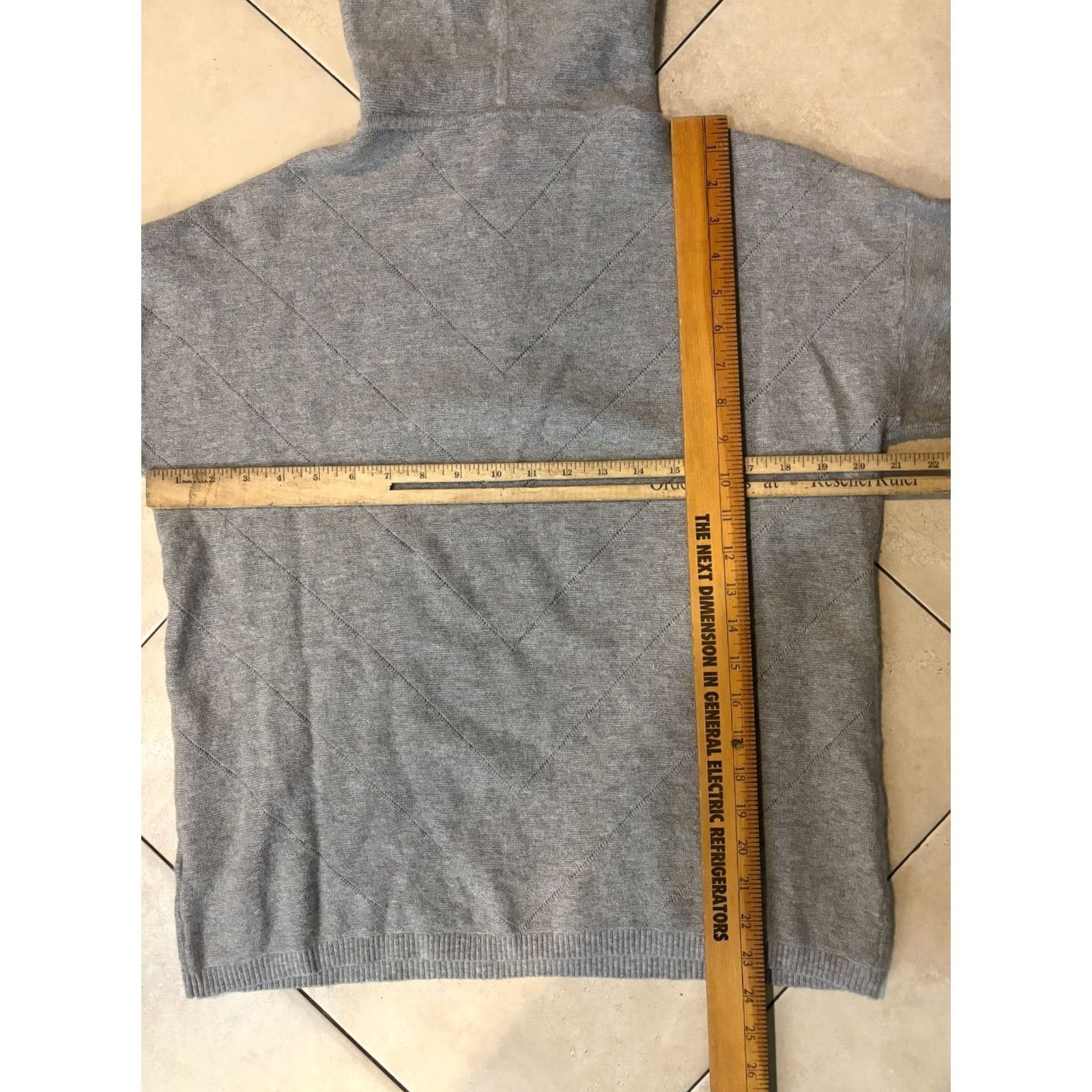 Ted Baker Ted Baker Hoodie Sweater Full Zip Viscose Cotton Women's Size 4 Gray 1051 Size S / US 4 / IT 40 - 8 Thumbnail