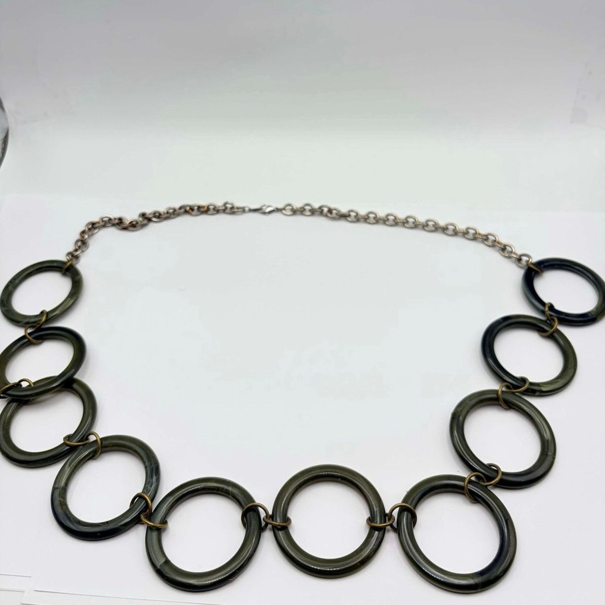 Other Y2K Green & Gold Ring Belt Size ONE SIZE - 4 Thumbnail