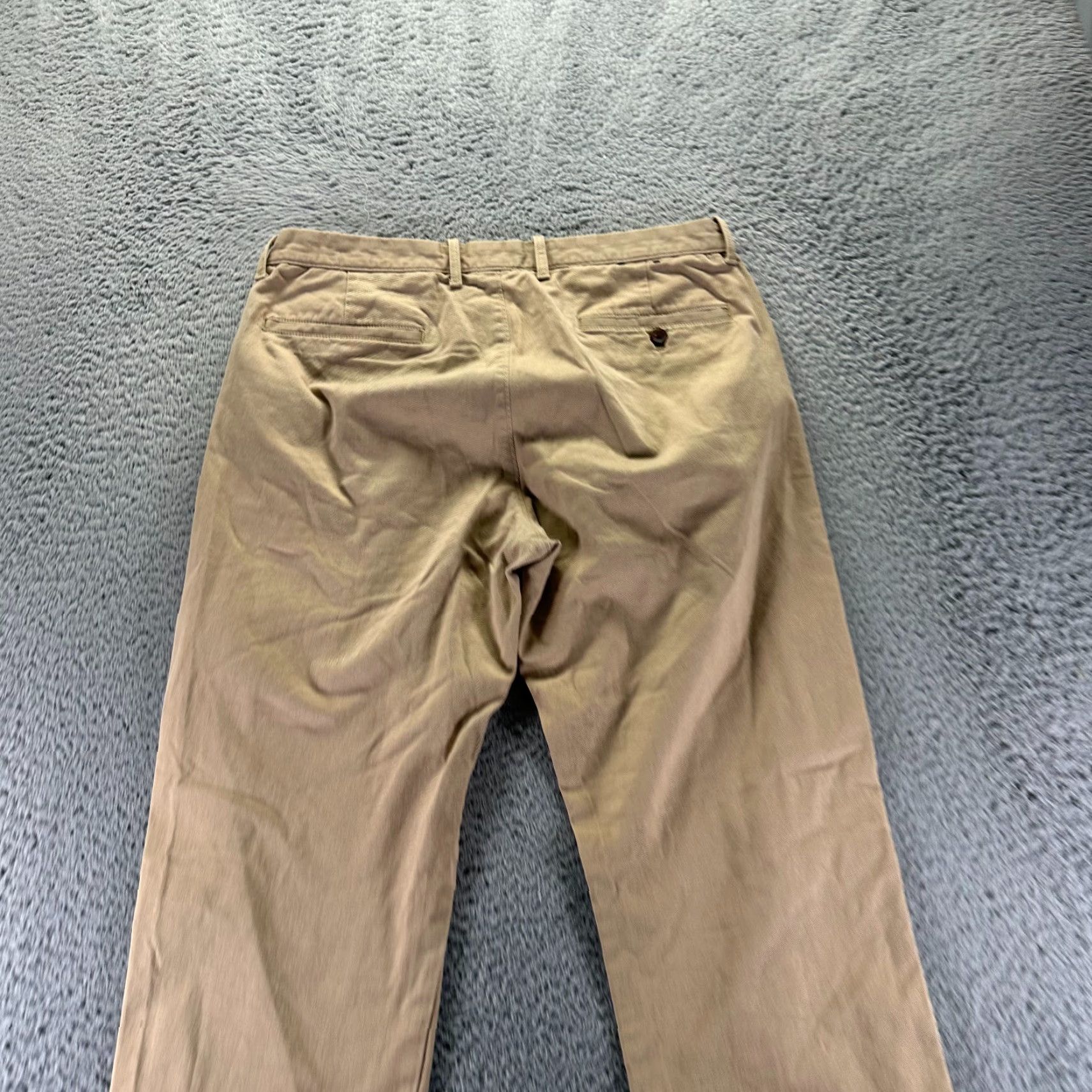 J.Crew J.Crew Pant Mens 33x32 Brown Chino straight leg cotton chino Size US 33 - 7 Thumbnail