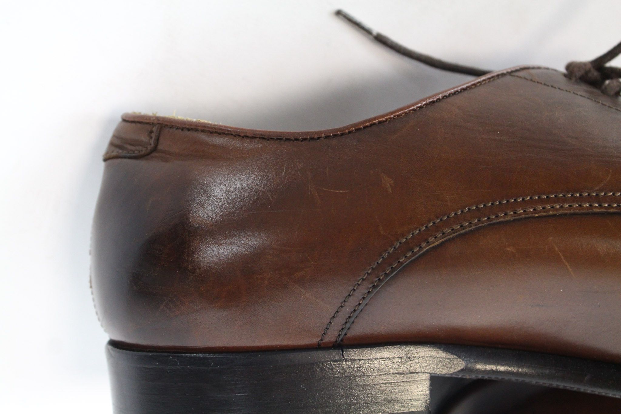 Suitsupply EU40 Mid-Brown Leather Derby Shoes 67798 Size US 7 / EU 40 - 15 Thumbnail