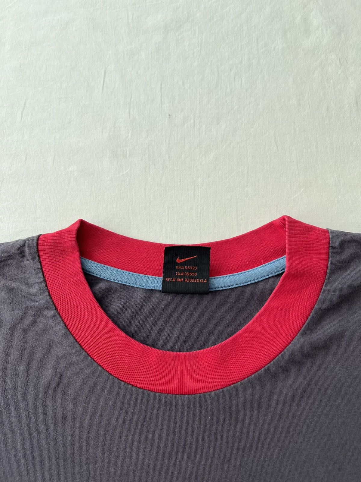 Nike Vintage 90s Nike Embroidered Logo T-shirt Size US XL / EU 56 / 4 - 9 Thumbnail