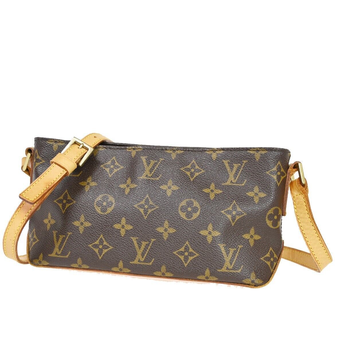 image of Louis Vuitton Trotteur Shoulder Bag in Brown, Women's