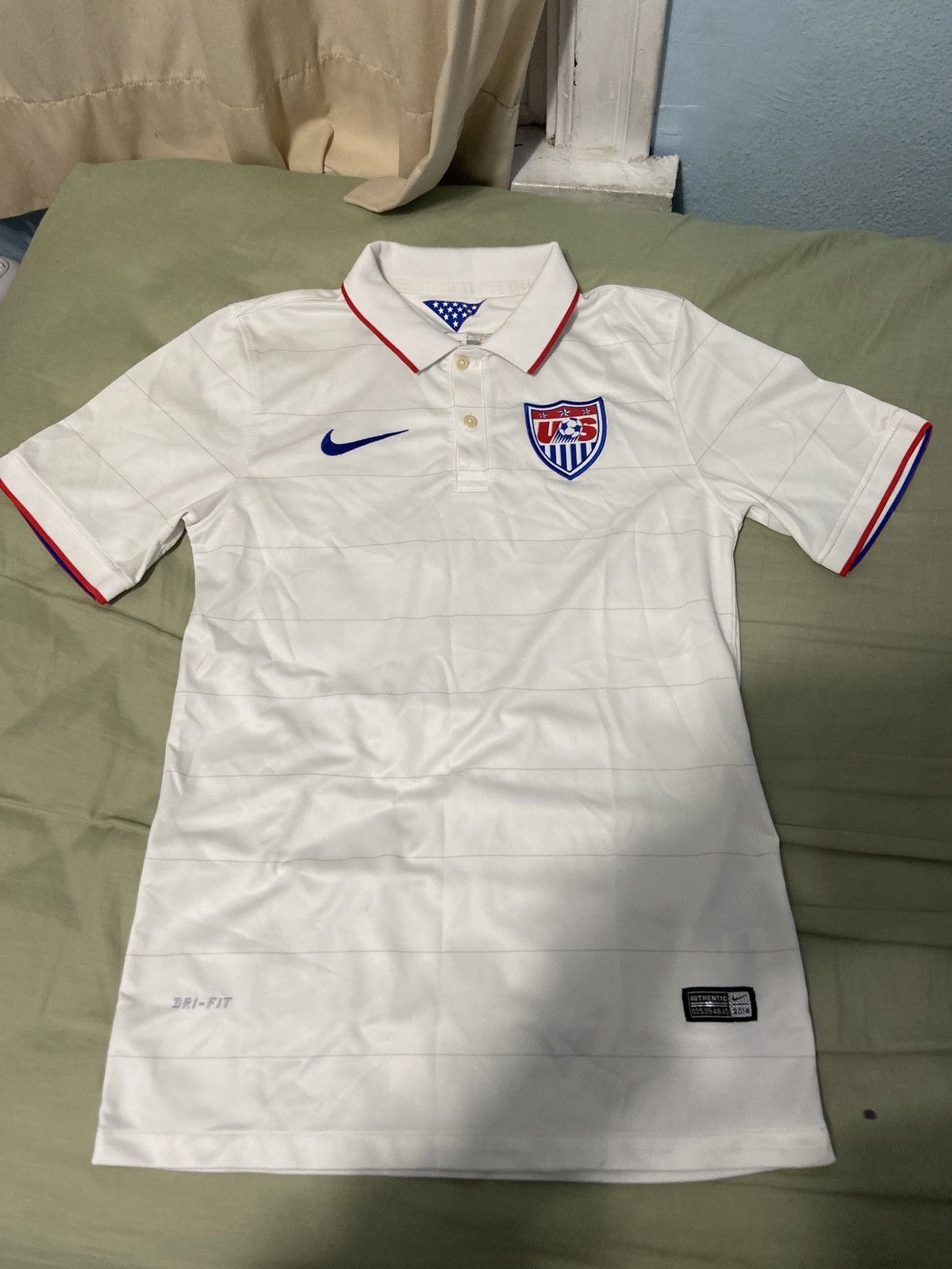 Nike Y2K 2014 US National Soccer Team Soccer Jersey Size US S / EU 44-46 / 1 - 1 Thumbnail