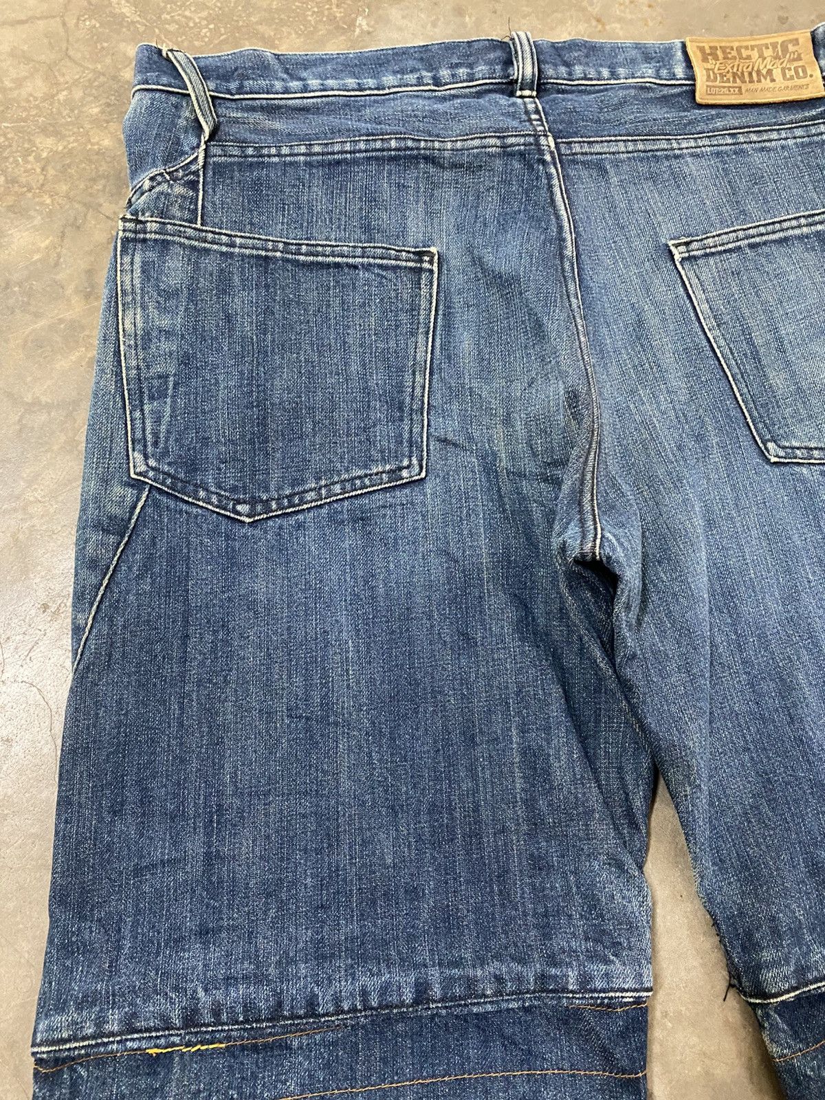 Hysteric Glamour × JNCO Vintage OG Mad Hectic Scout Denim 3 Quarter Jeans act200 Size US 36 / EU 52 - 4 Thumbnail