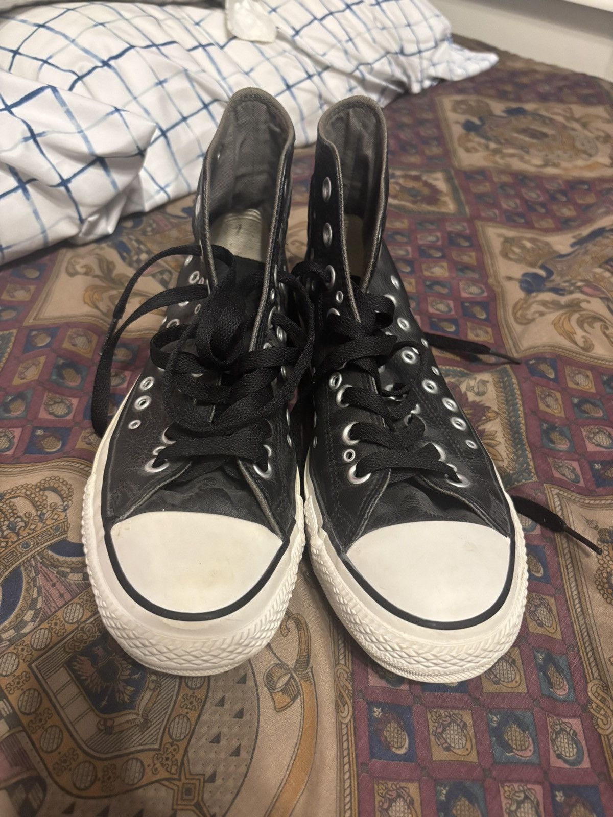 Converse Converse Chuck Taylor All Star Multi-Eyelet Leather High Top Size US 10 / IT 40 - 4 Thumbnail