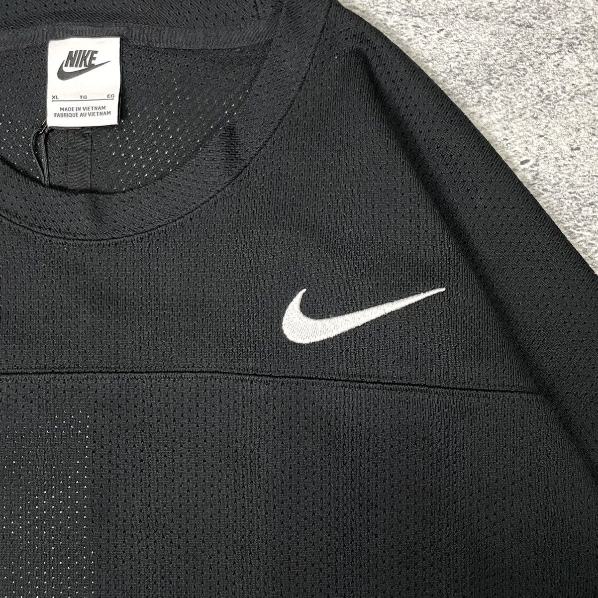 Nike × Stussy NIKE X STUSSY LONG SLEEVE MESH JERSEY BLACK Size US XL / EU 56 / 4 - 8 Thumbnail