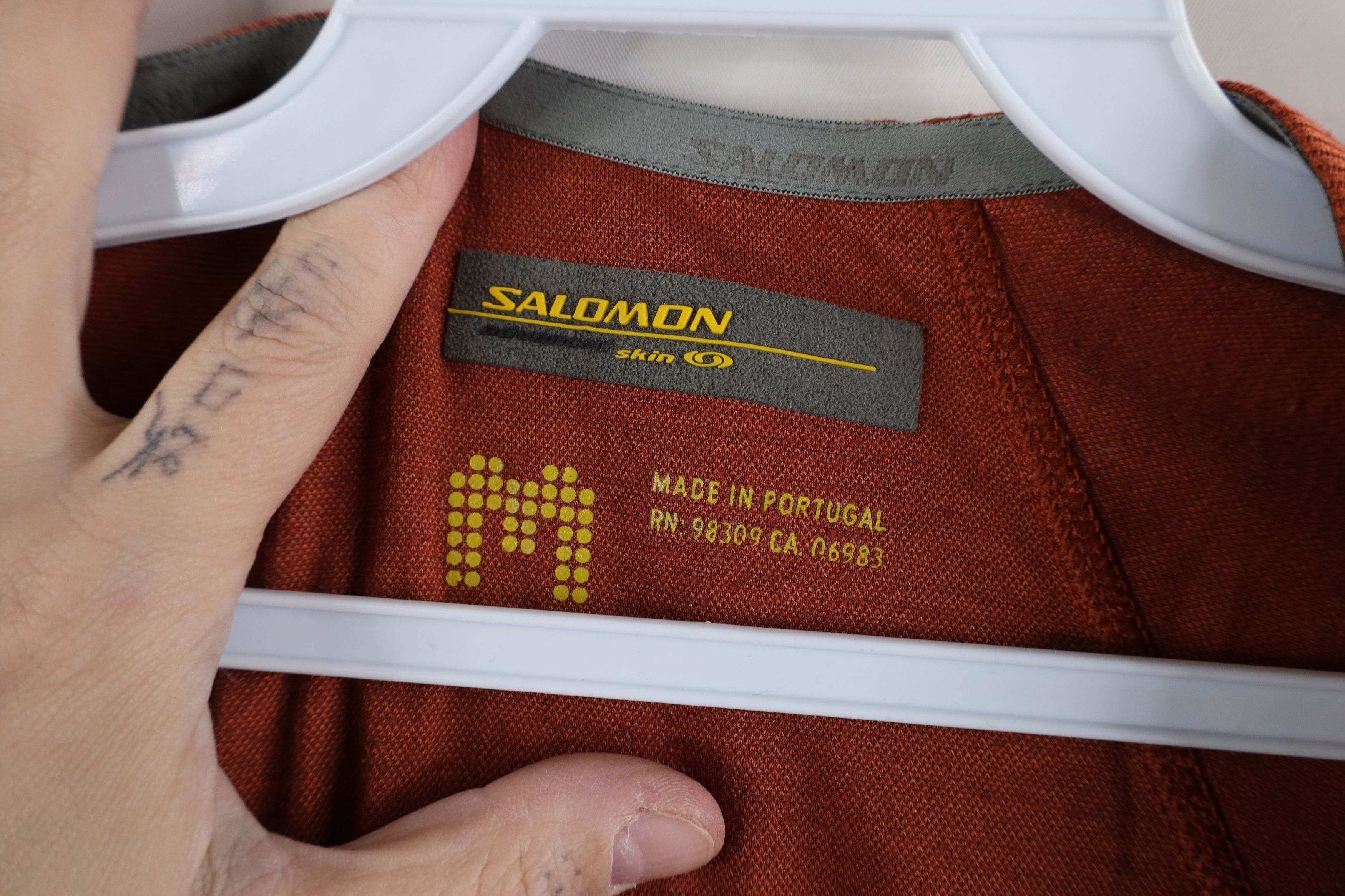 Salomon × Vintage Salomon Compression Advanced Skin Long Sleeve T-Shirt Size M / US 6-8 / IT 42-44 - 6 Thumbnail