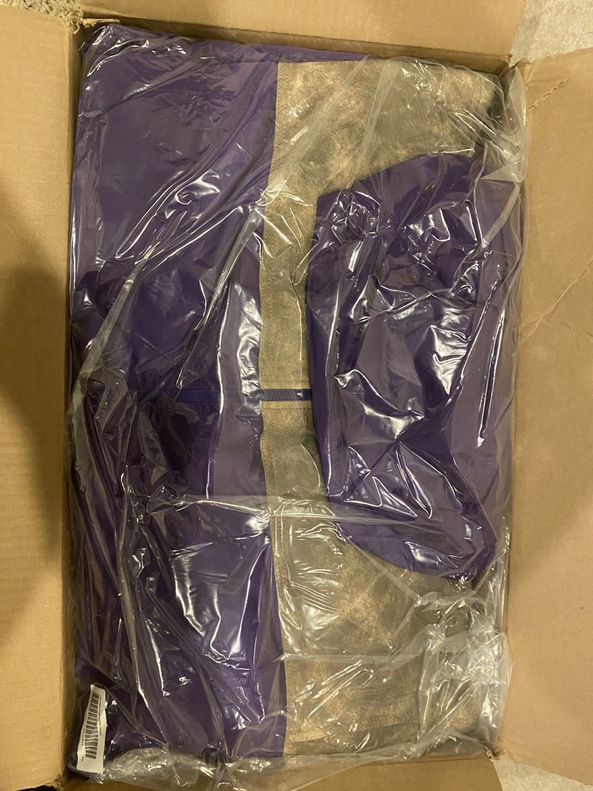 Supreme Supreme Leather Yoke Puffer Jacket “Purple” XXL FW25 Size US XXL / EU 58 / 5 - 9 Thumbnail