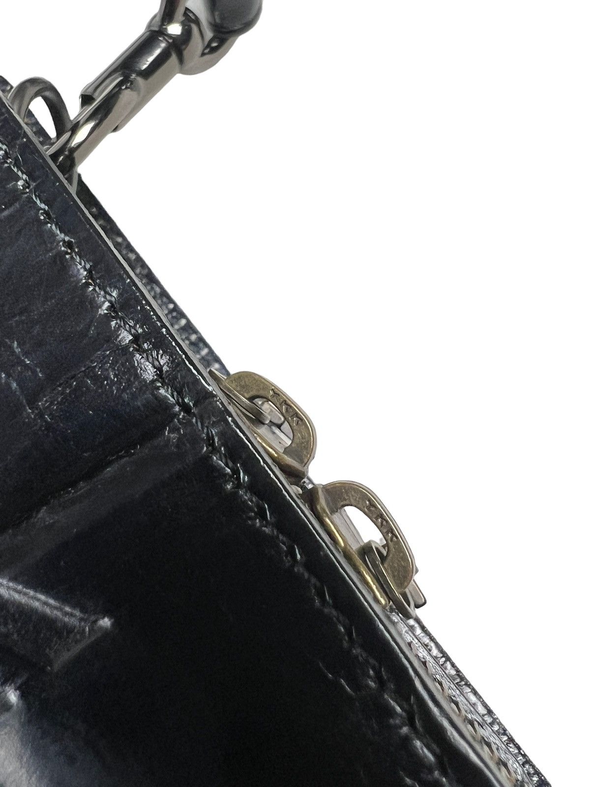 Jean Paul Gaultier Vintage Jean Paul Gaultier Alligator Embossed Sling Bag Size ONE SIZE - 10 Thumbnail