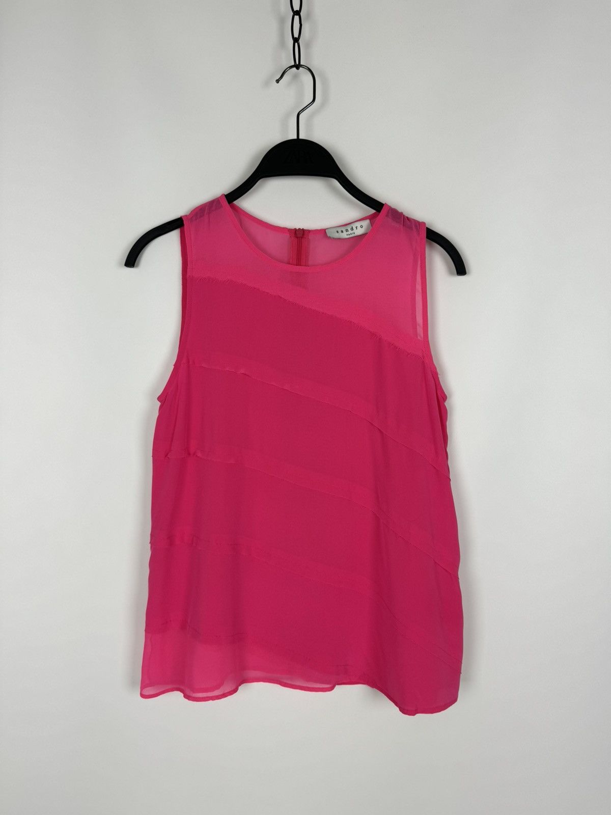 Sandro Sandro Paris Pink Tank Top Size S / US 4 / IT 40 - 2 Thumbnail