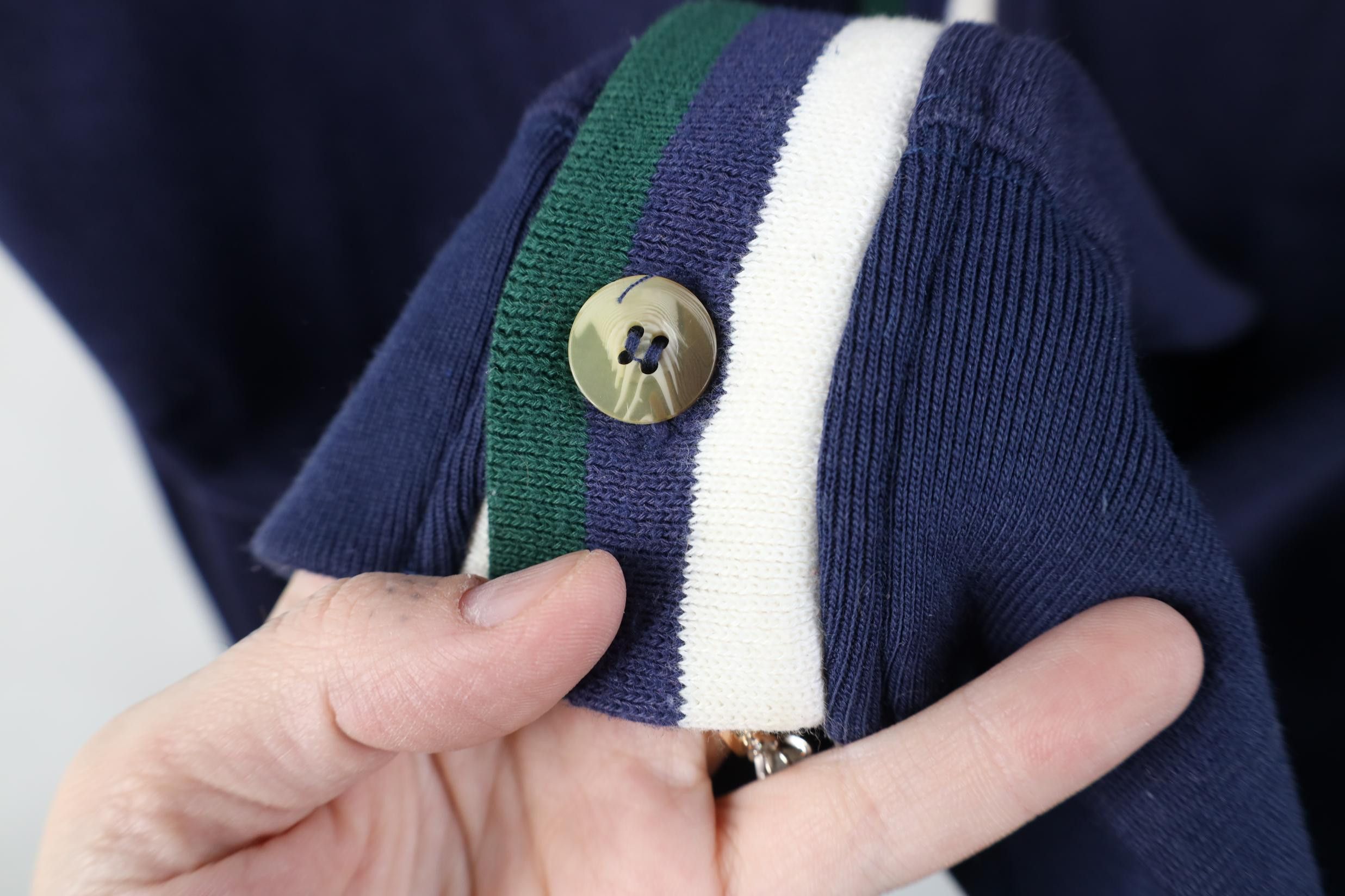Vintage Vintage 90s Streetwear Golf Golfing Cardigan Sweatshirt Blue Size US XL / EU 56 / 4 - 9 Thumbnail