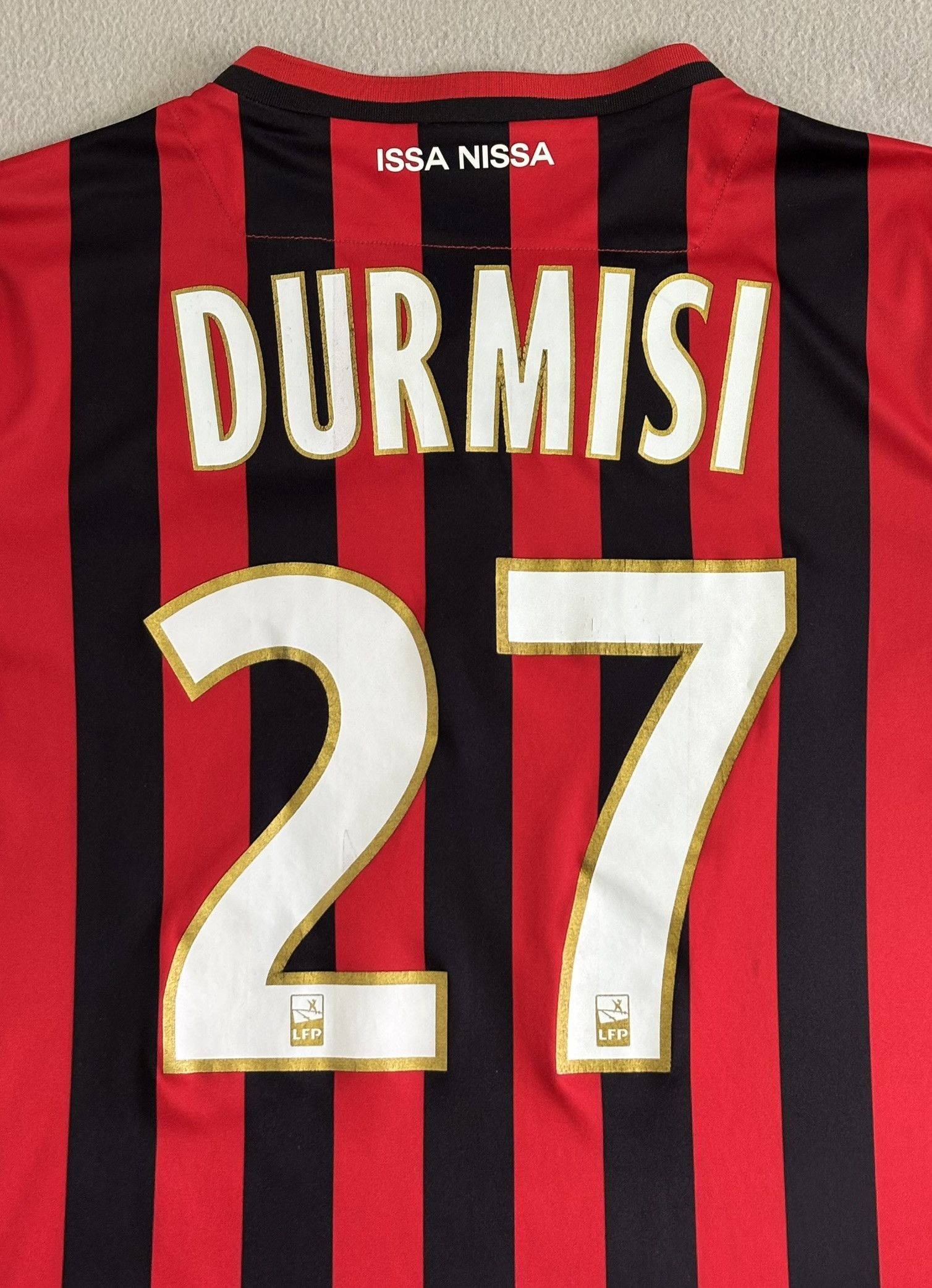 Macron OGC Nice 2019/2020 Durmisi #27 Macron Football Jersey Size L Size US L / EU 52-54 / 3 - 13 Thumbnail