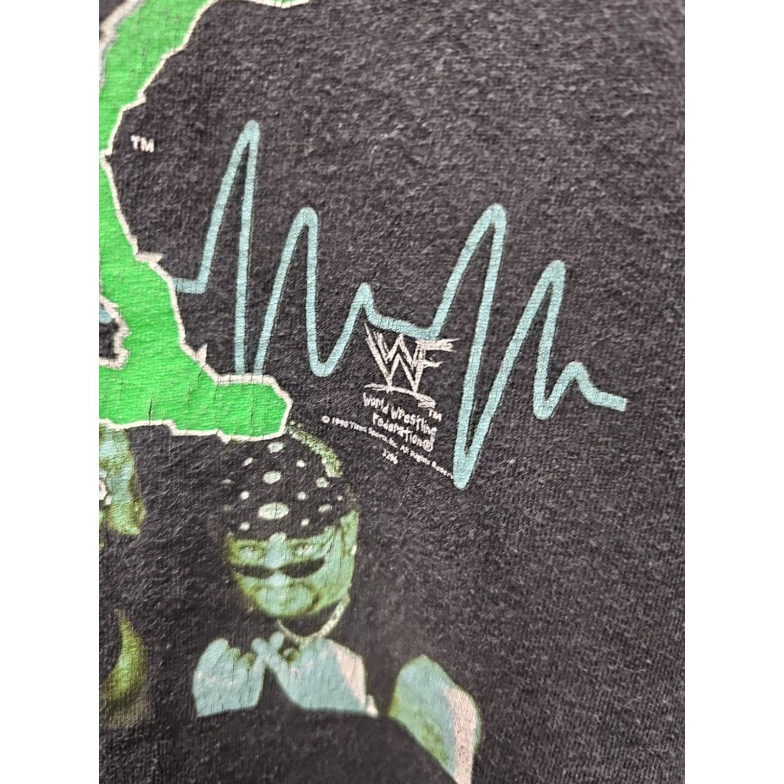 Vintage VINTAGE 1998 DX T-Shirt WWF Large Black Alstyle Apparel & Activewear Men Graphic Tee 90s Wrestling Mens Size US L / EU 52-54 / 3 - 4 Thumbnail