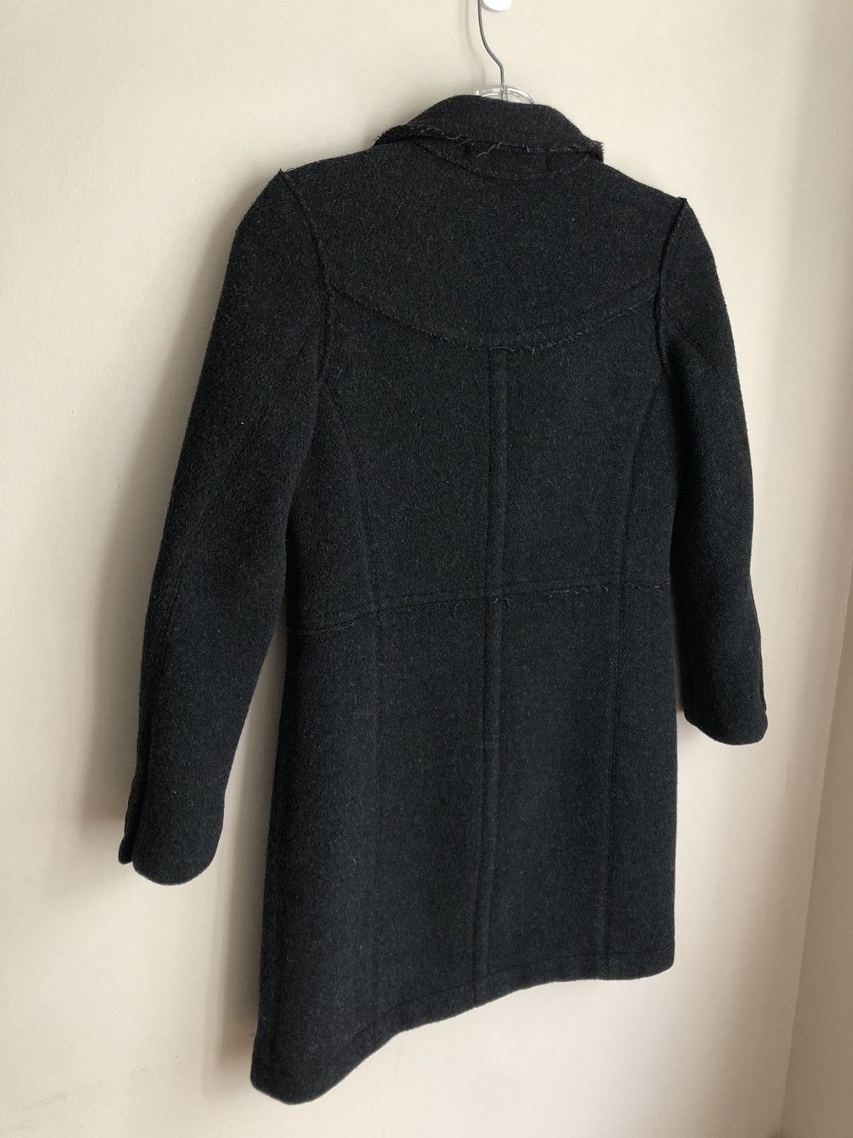 CABANE de ZUCCa × Issey Miyake × Zucca Zucca Vintage Distressed Raw Hem Coat Size S / US 4 / IT 40 - 20 Thumbnail