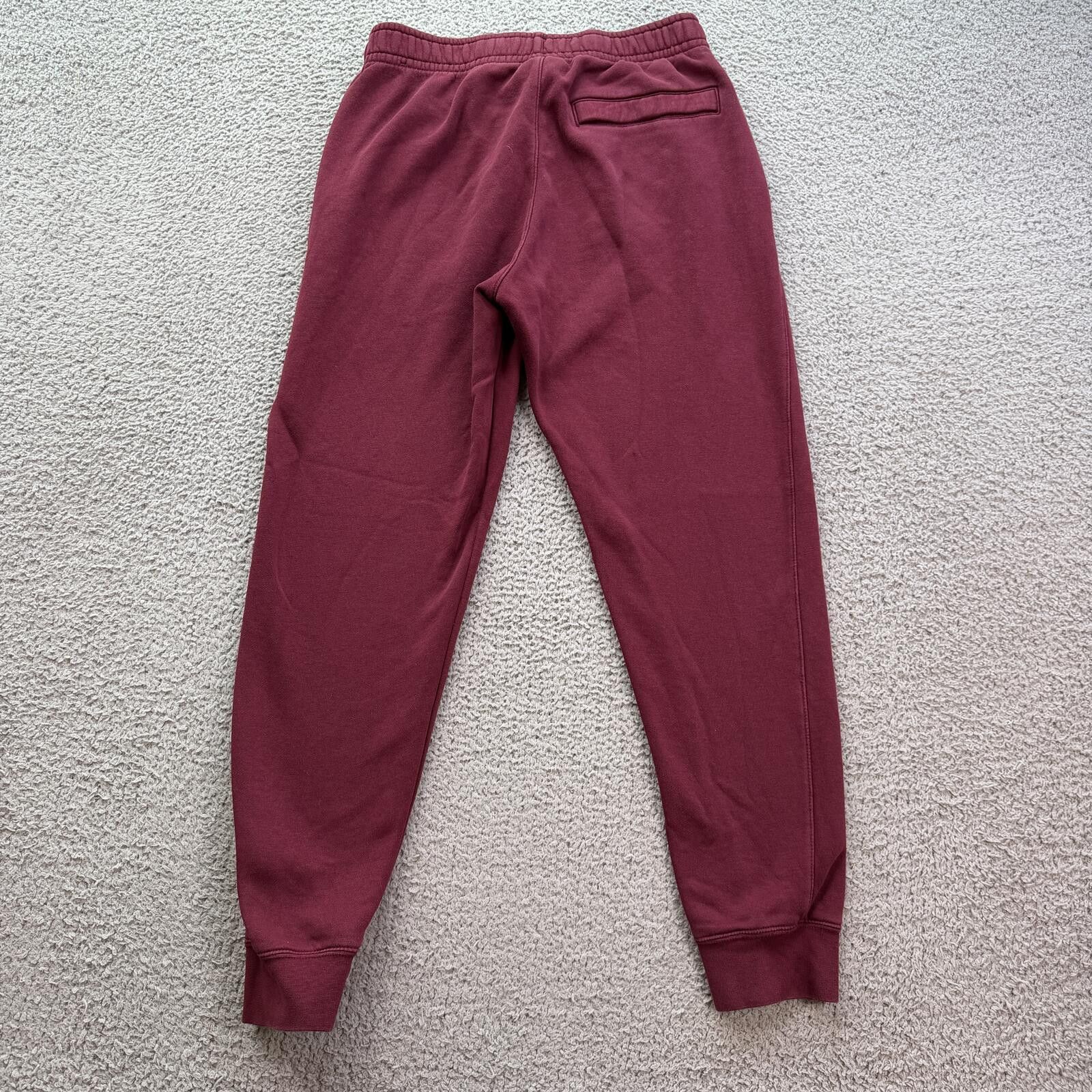 Nike Nike Club Fleece Jogger Sweatpants Burgundy Mens S Joggers Size US 30 / EU 46 - 2 Thumbnail